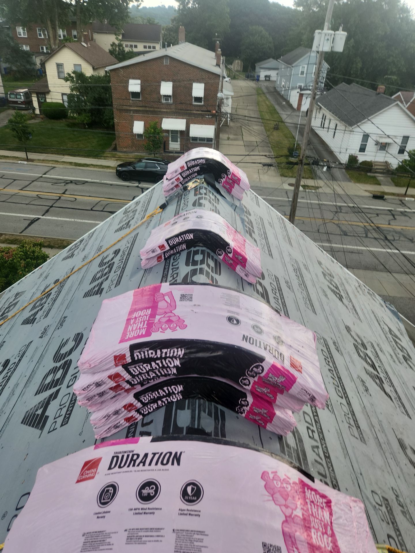 Residential Roof Replacement using Owens Corning Duration, Estate Grey by Absolute Roofing and Construction