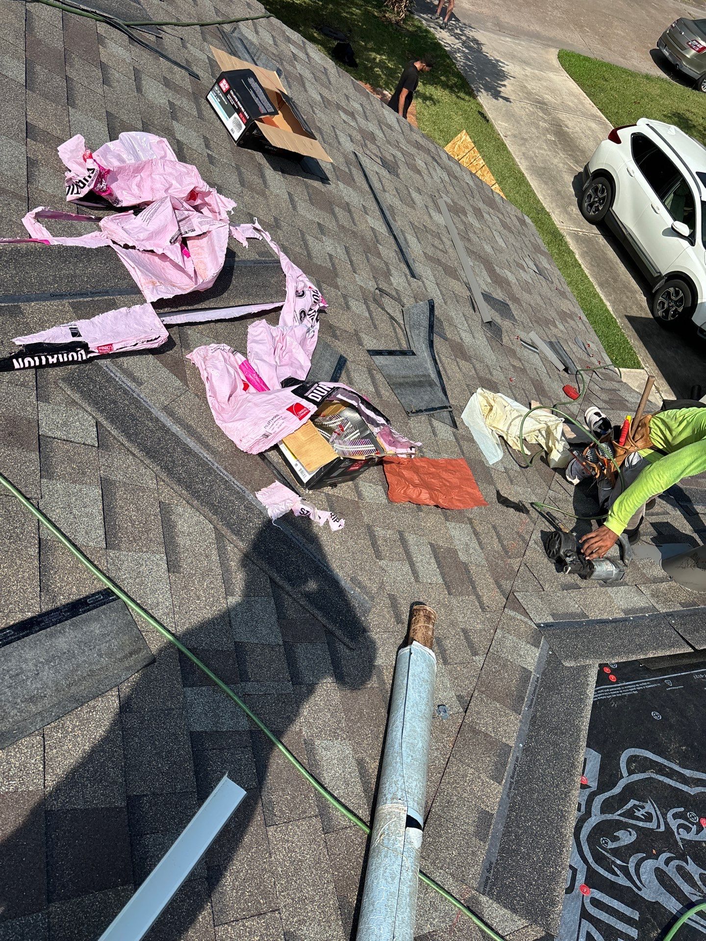 Residential Roofing Installation using Owen's Corning Duration (Lifetime) Shingles by Roof Repair Company