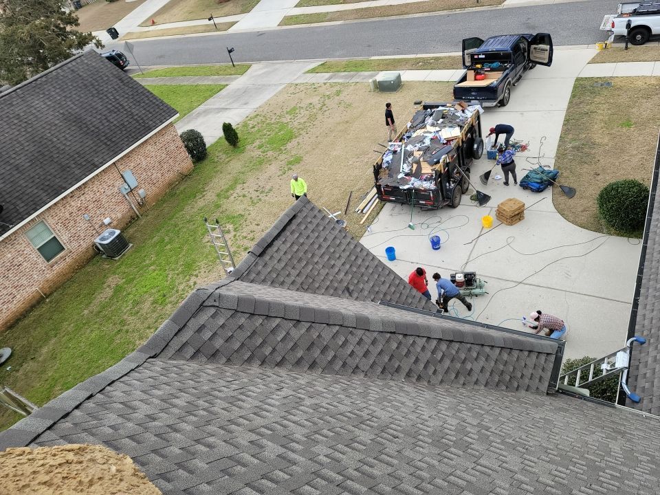 Residential Roofing Installation using Roof Replacement by American Roofing & Construction LLC