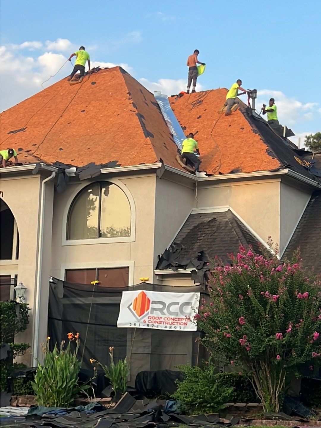 Residential Roofing Installation using Owen's Corning by Roof Concepts Construction