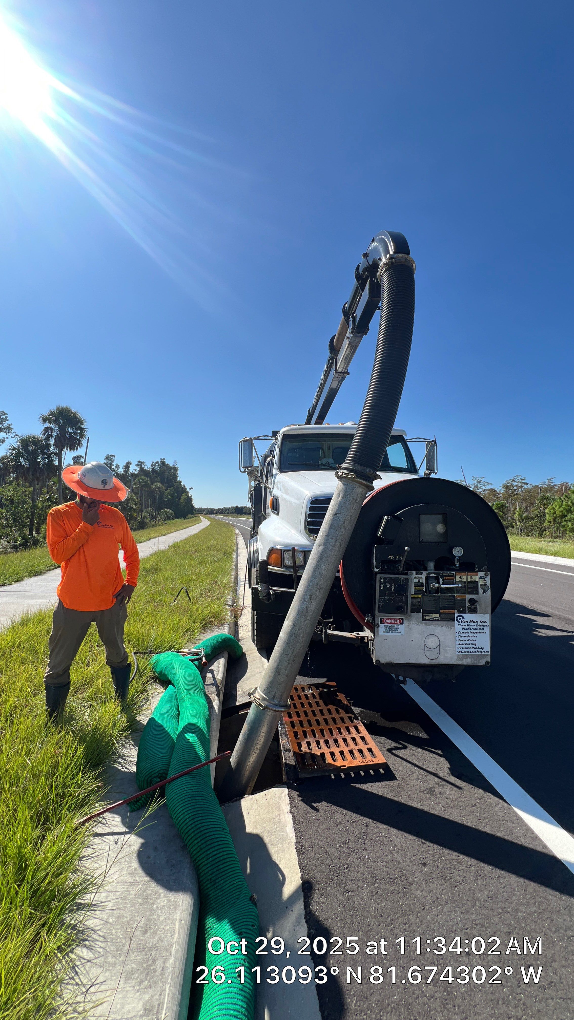 New Construction Road off Rattlesnake in Naples by Don Mar, Inc. Storm Water Solutions