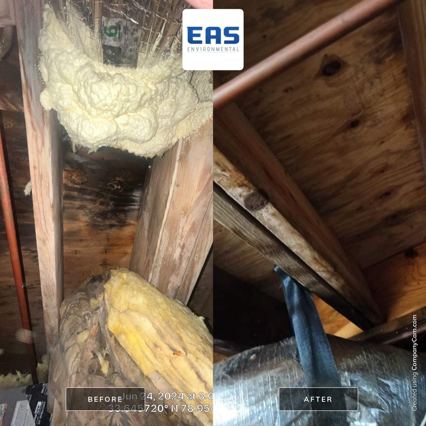 Remediation plus construction by EAS Environmental, LLC.