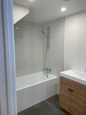 Basement rebuilt after flood