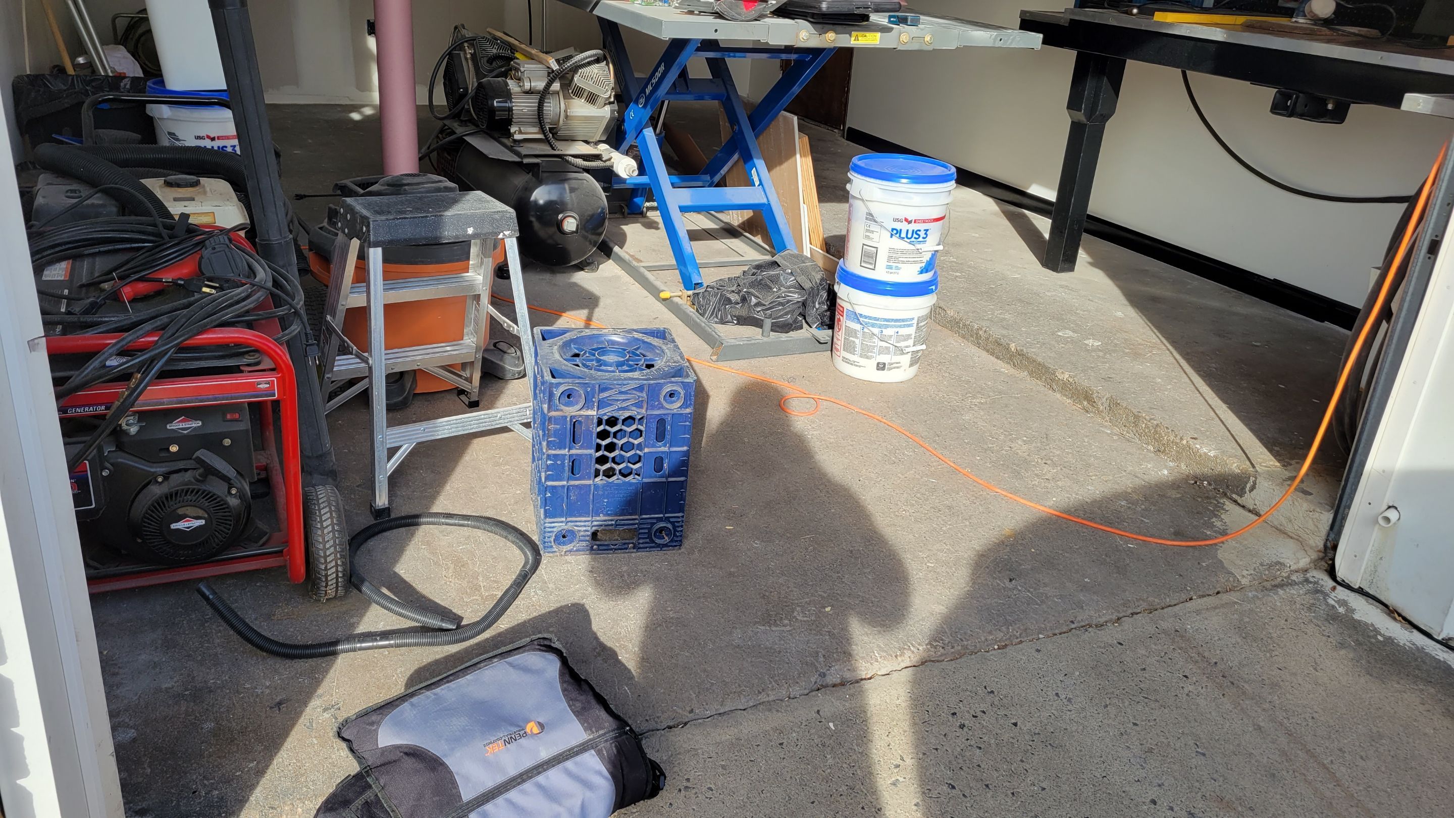Installers have Feline supervision by Spectrum Painting, LLC