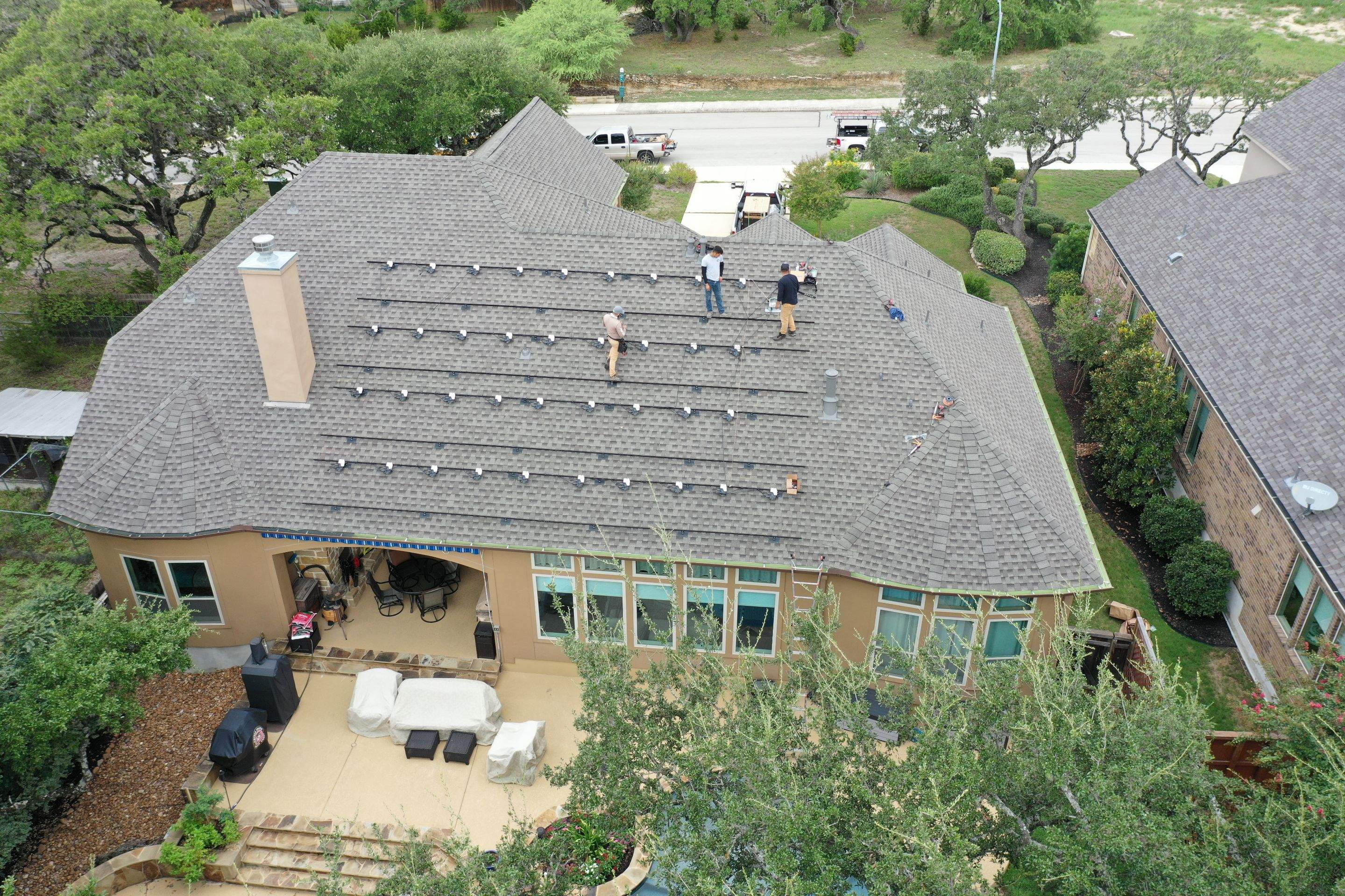 Residential Roof Replacement using GAF Timberline HDZ Architectual Shingles by Premier Roofing and Contracting
