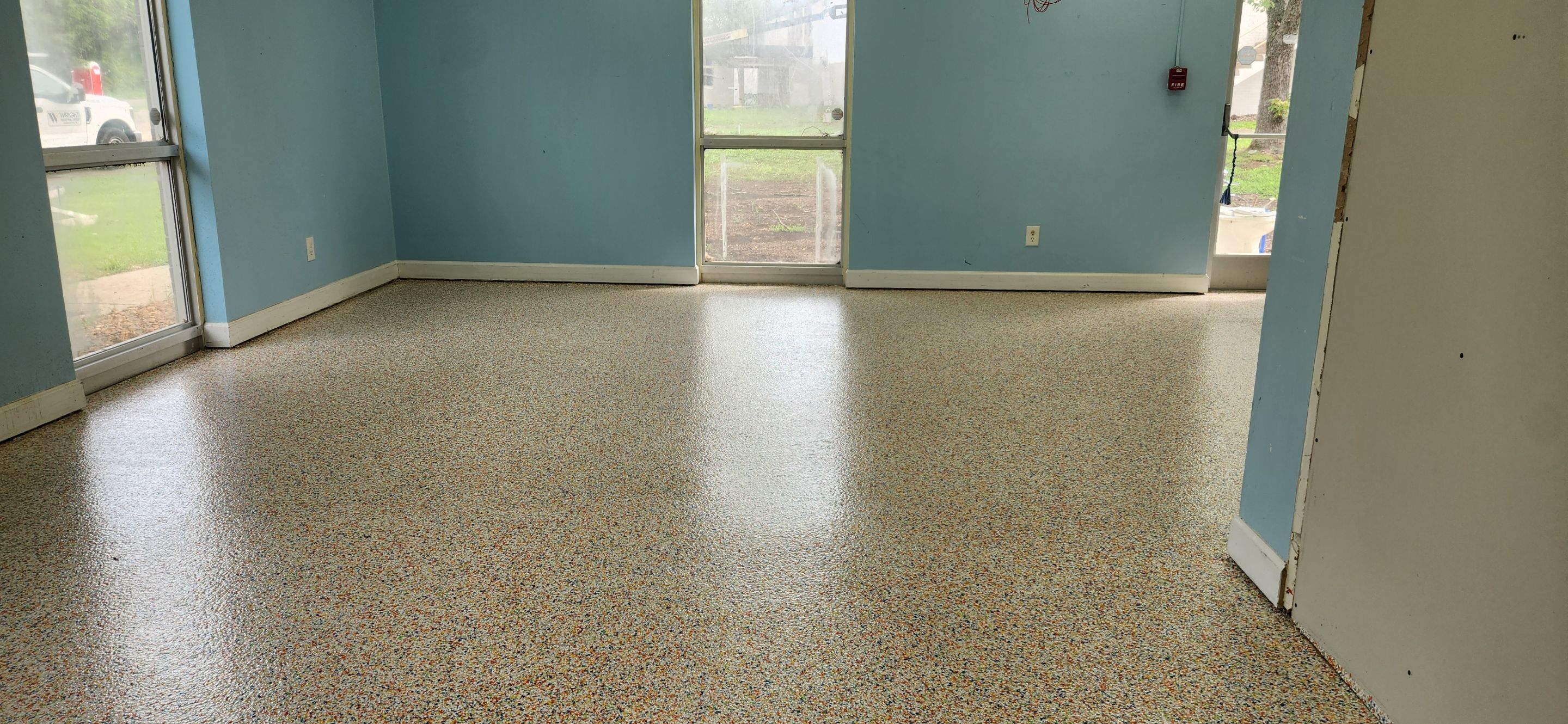 Daycare using Custom Flake by Elite Floor Solutions