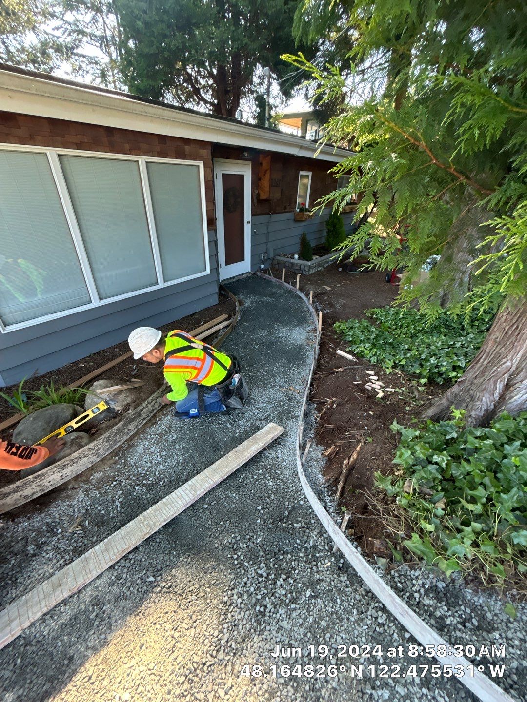 Gerry | Concrete Driveway & Walkway by Jireh Asphalt & Concrete Inc 