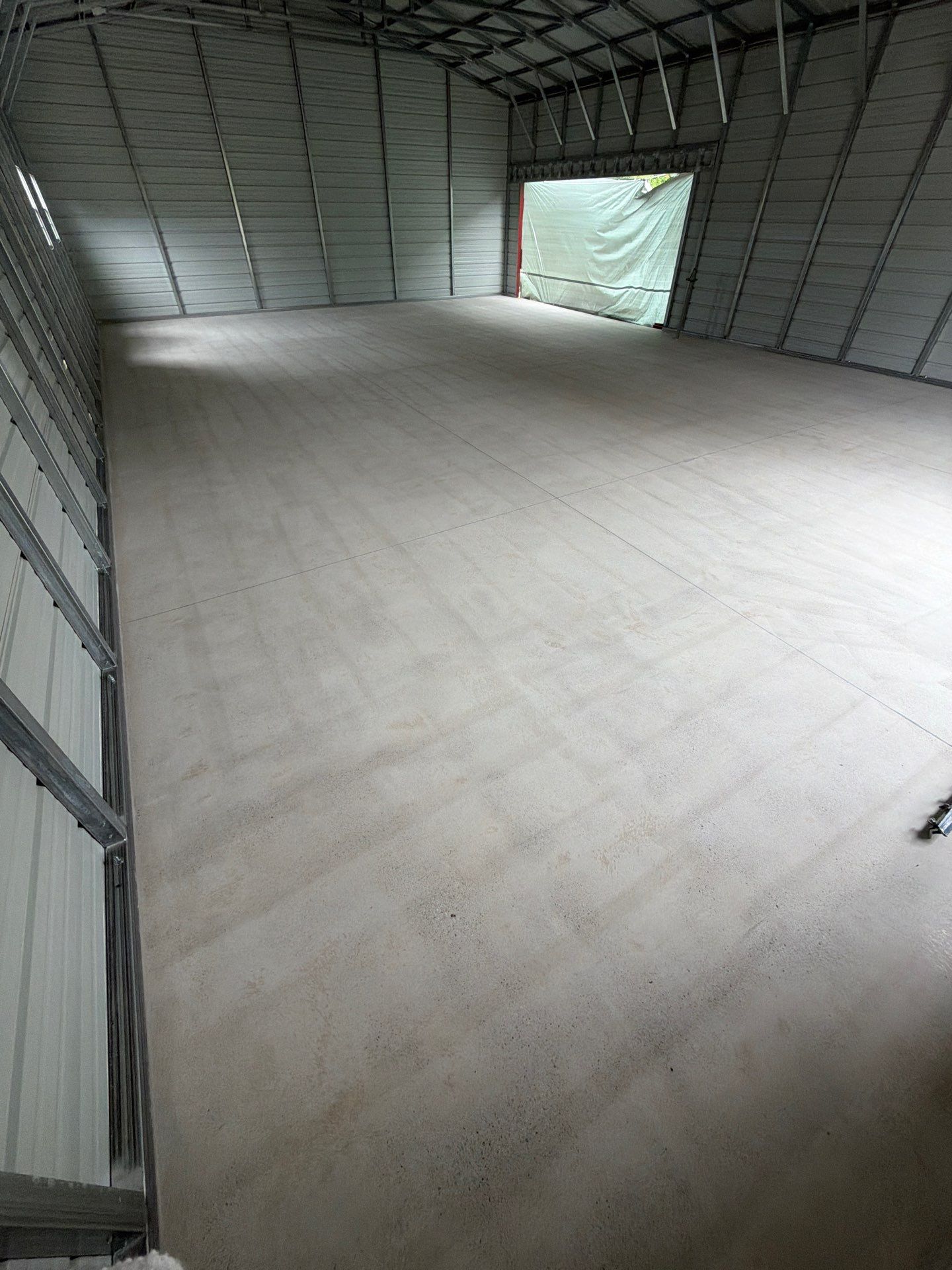 Custom Epoxy Flake Floor Coating for Norton Shores Workshop by Gordon Painting
