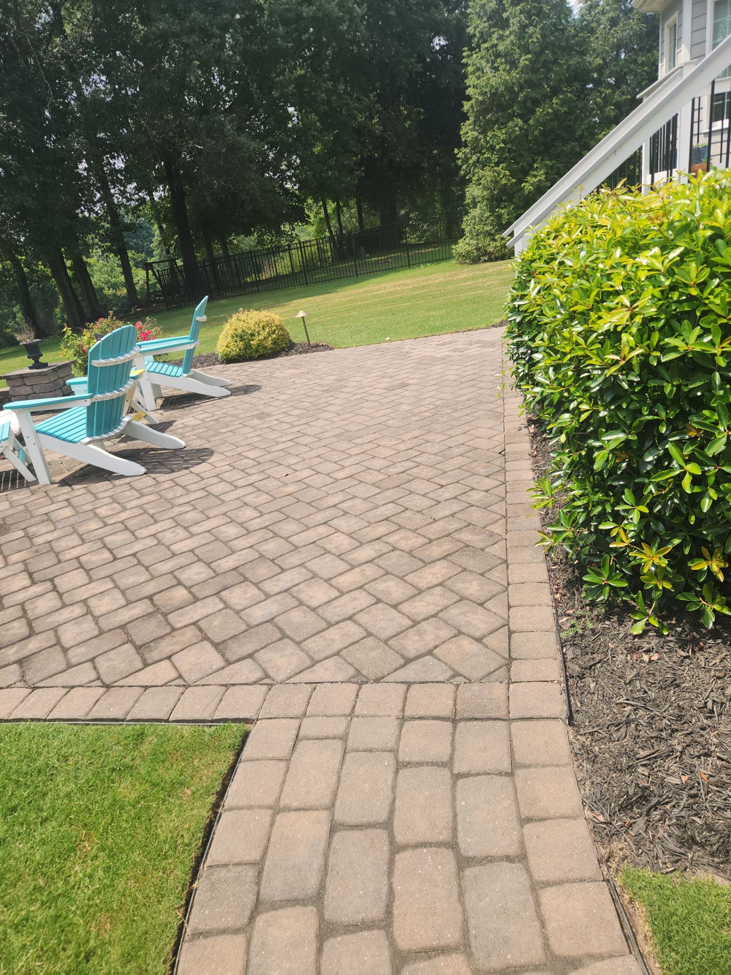 Paver Patio using Concrete Sealant by DuraSeal