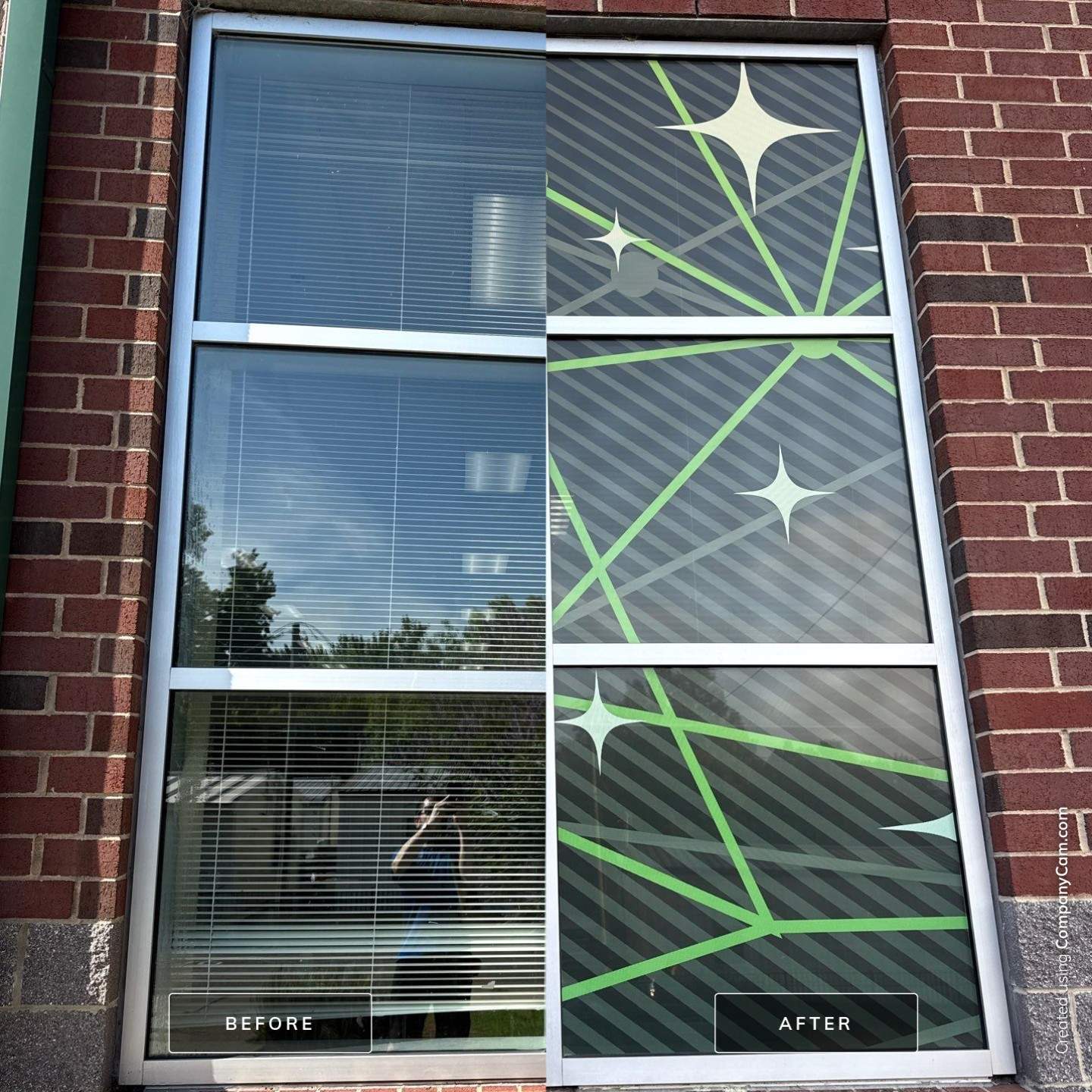 Providence Spring Elementary - Custom Window Safety Film Installation by QC Signs and Graphics