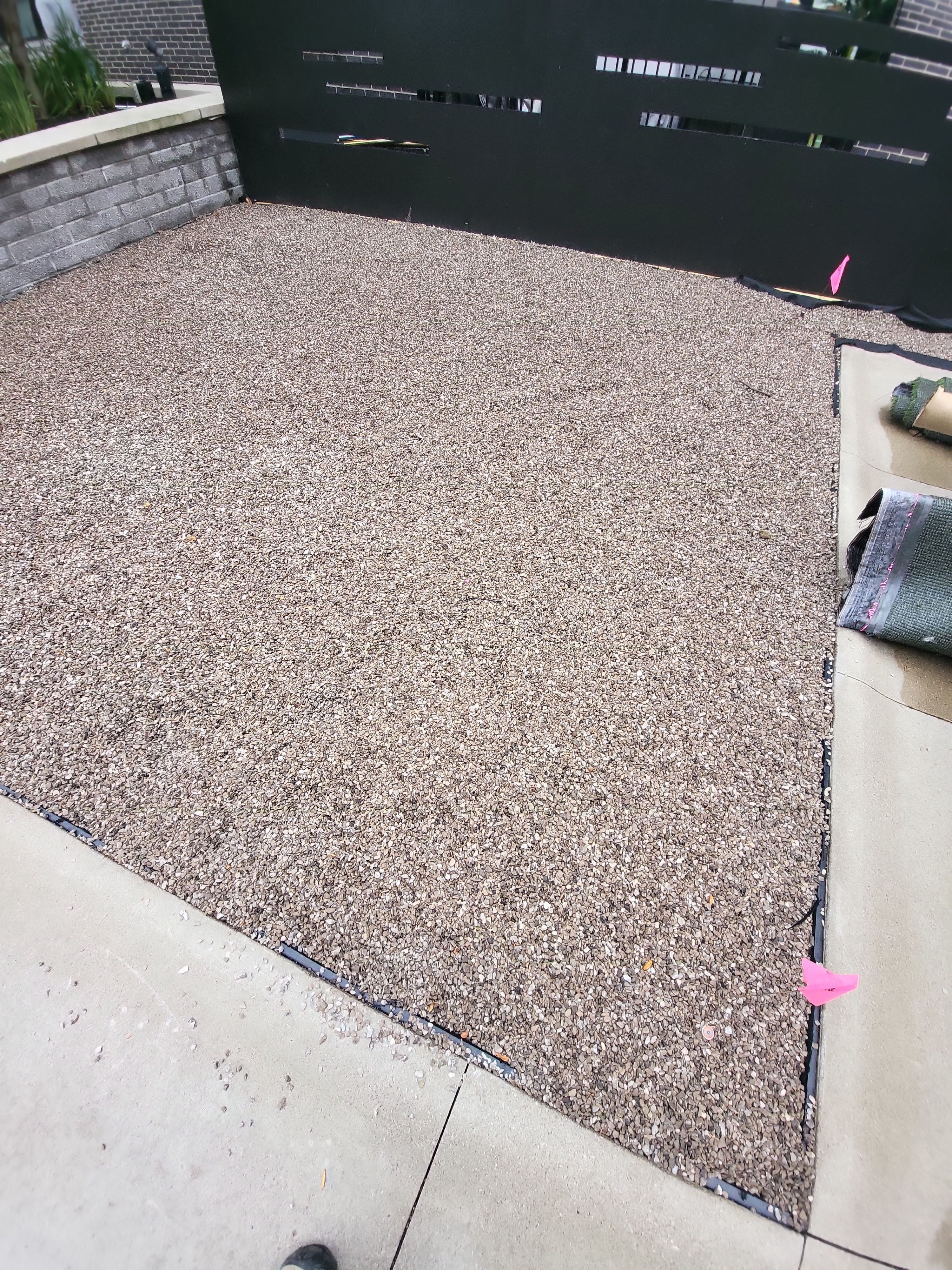 Above Garage Courtyard Synthetic Lawn @ The Broadview by Southwest Greens Midwest