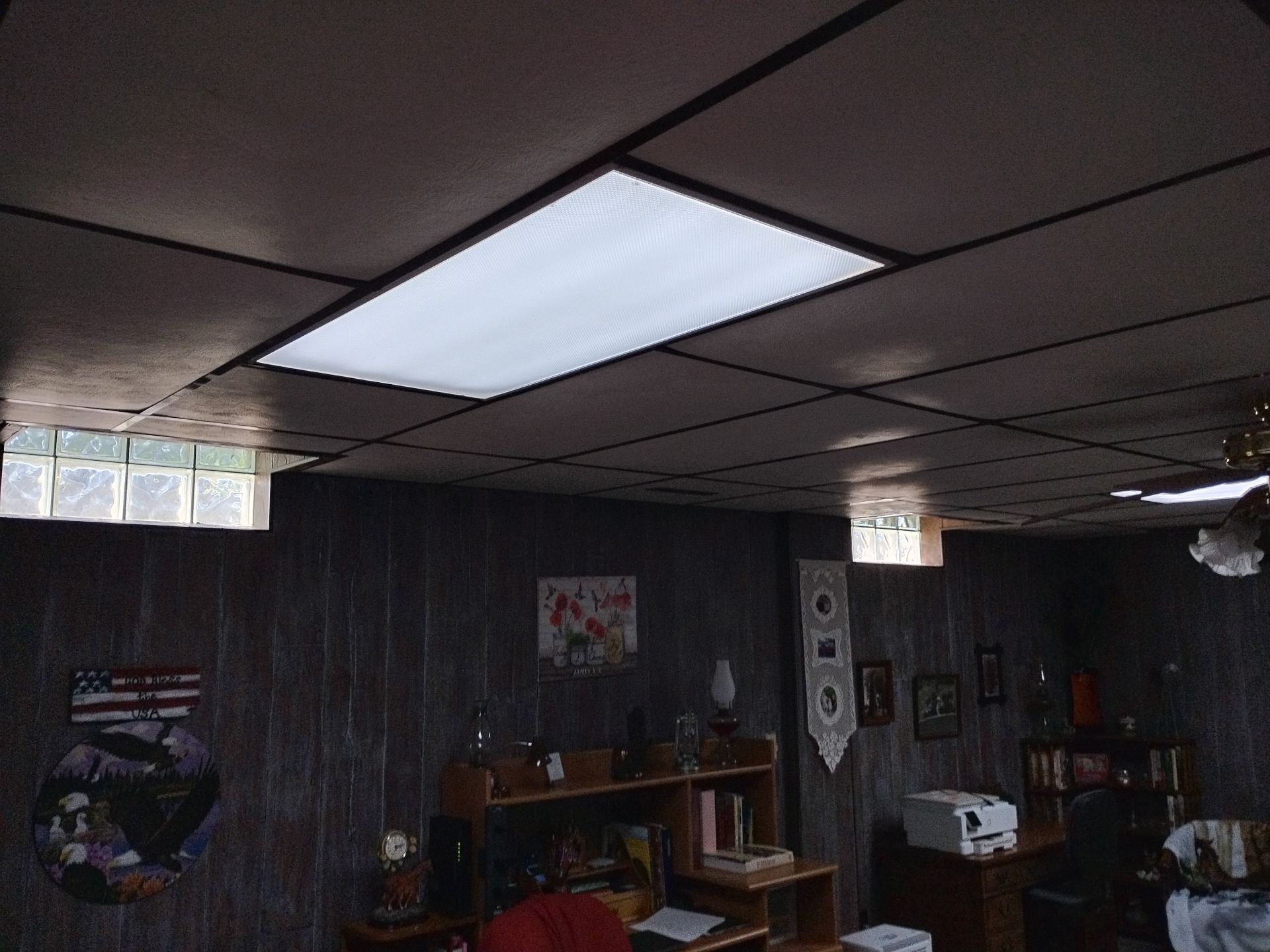 Retrofitted Lights to LED by Abe Electric 
