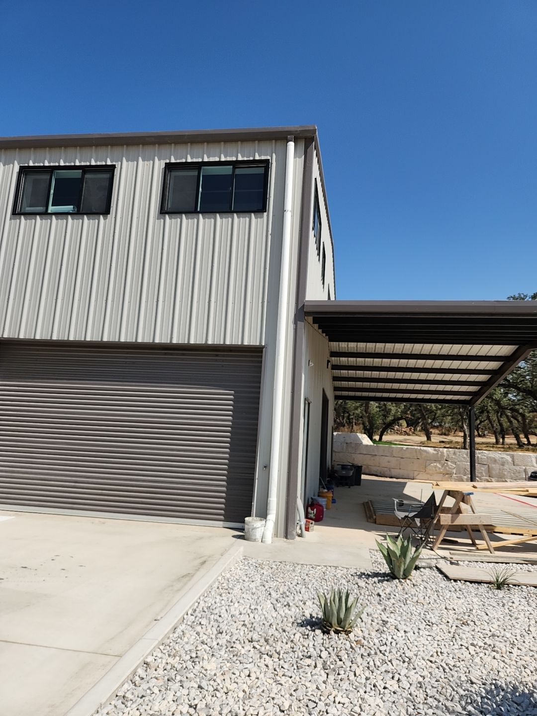 Commercial structure utilizing rainwater harvesting for all its water needs! by Hill Country Rain Water