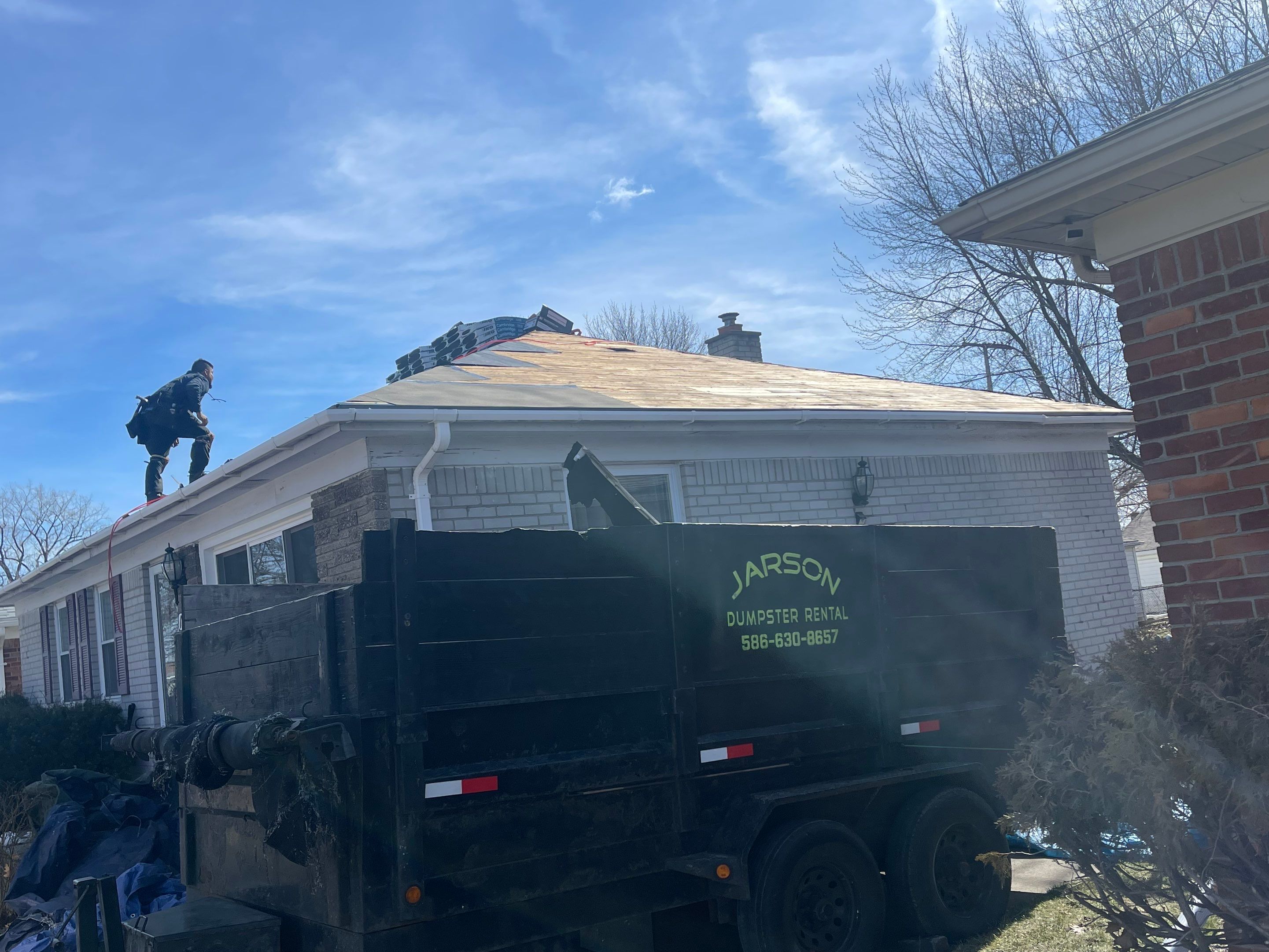Residential Roofing Installation using IKO Charcoal Grey by JNR Roofing LLC