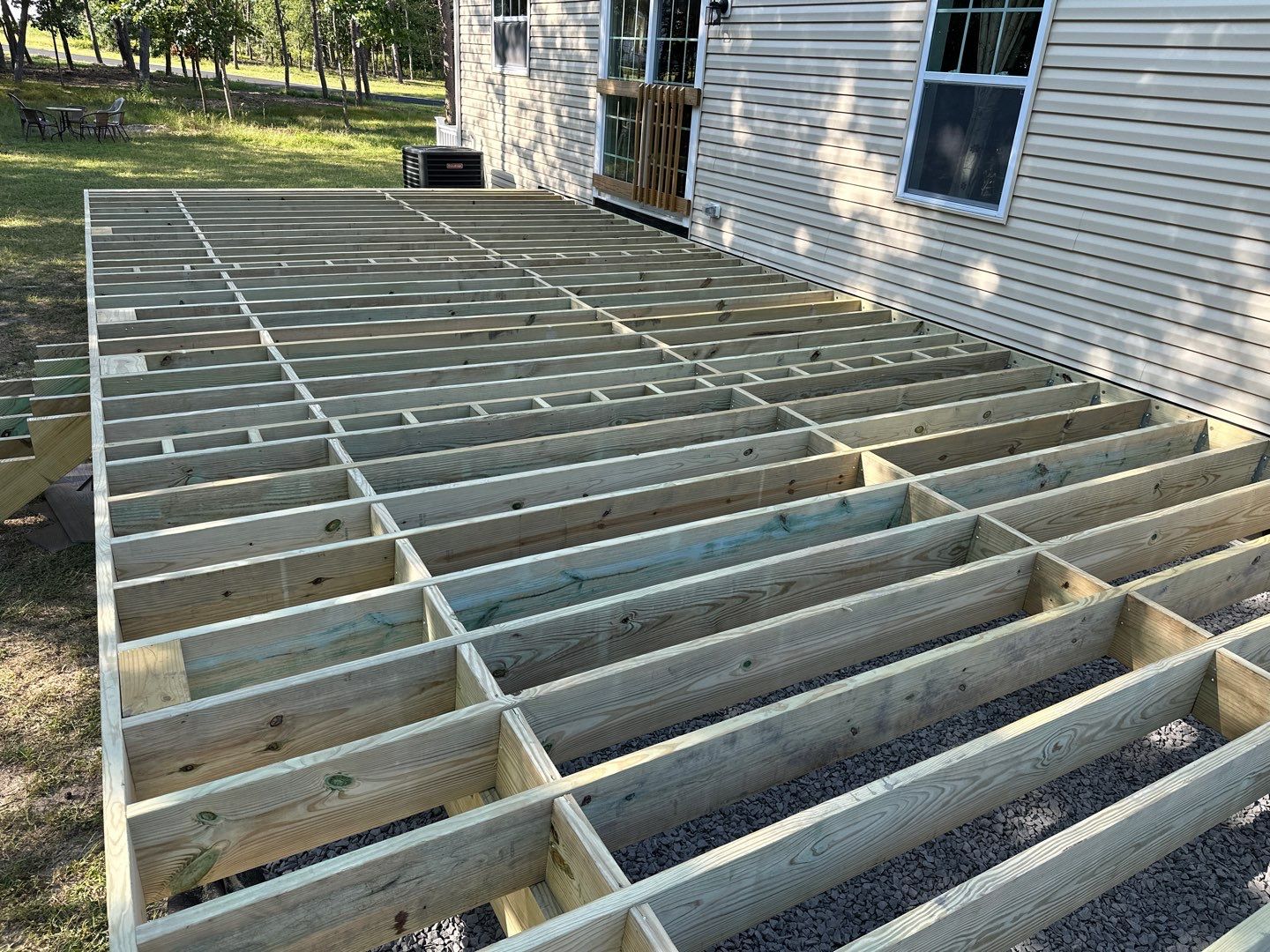 New Deck using Deckorators Venture - Color Sandbar by deck guardian