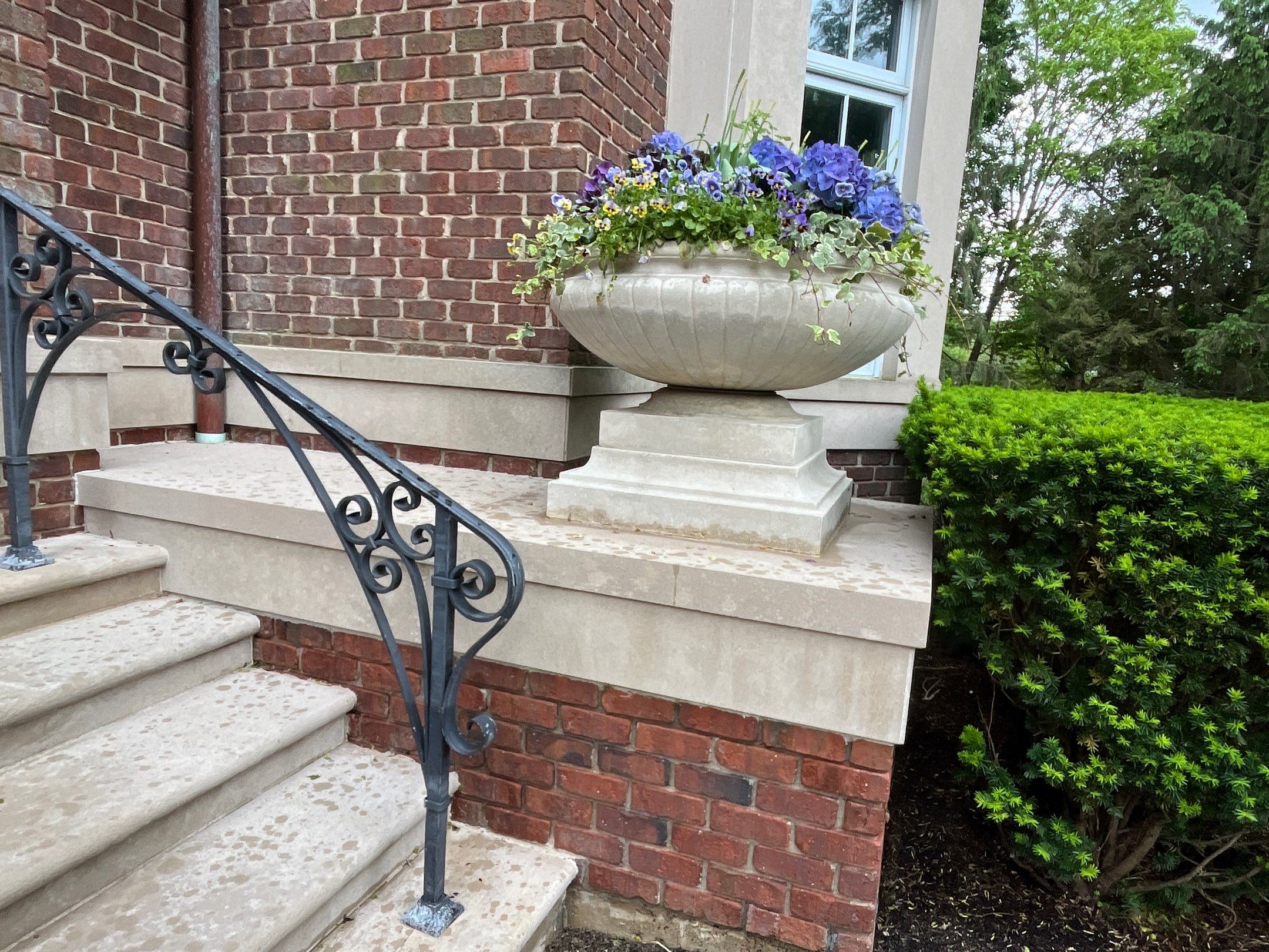 Brick paver clean, sand and seal.  using Algaecide, soft wash soap by Northern Power Washing LLC.