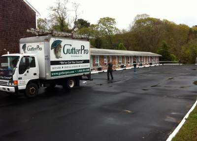 5″ SnapLock Gutter System installed by Gutter Pro in Dennis, MA