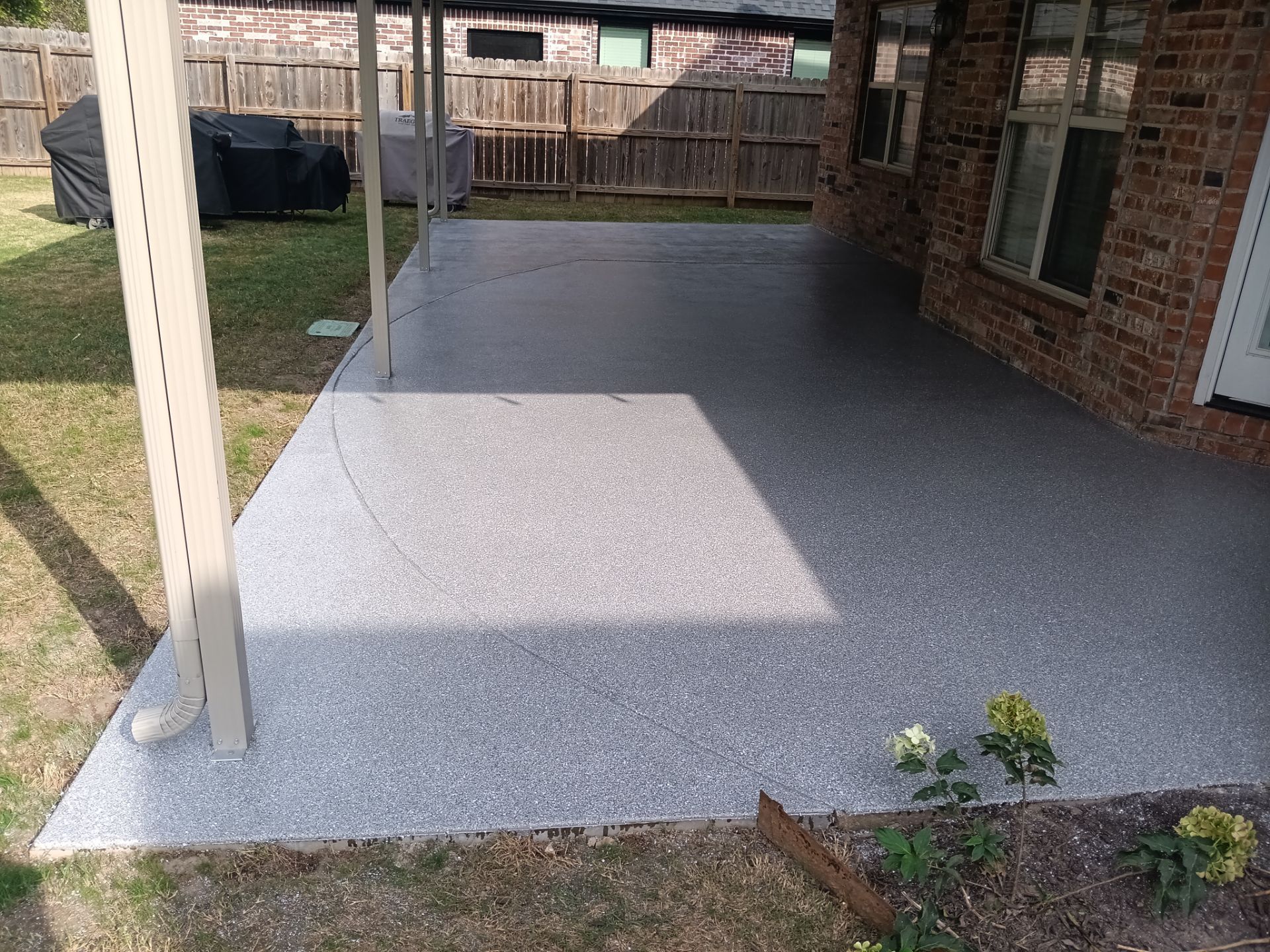 Project in Rogers by Pace X Concrete Coatings