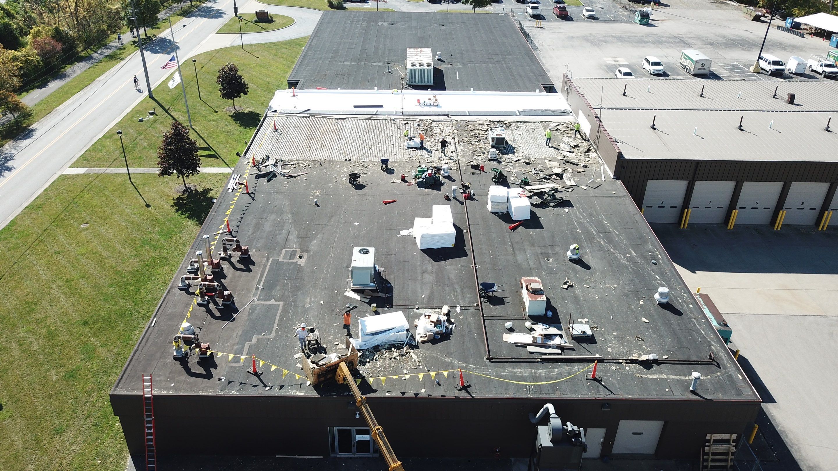 Roof Replacement at Cleveland Metroparks by Gold Star Roofing LLC 