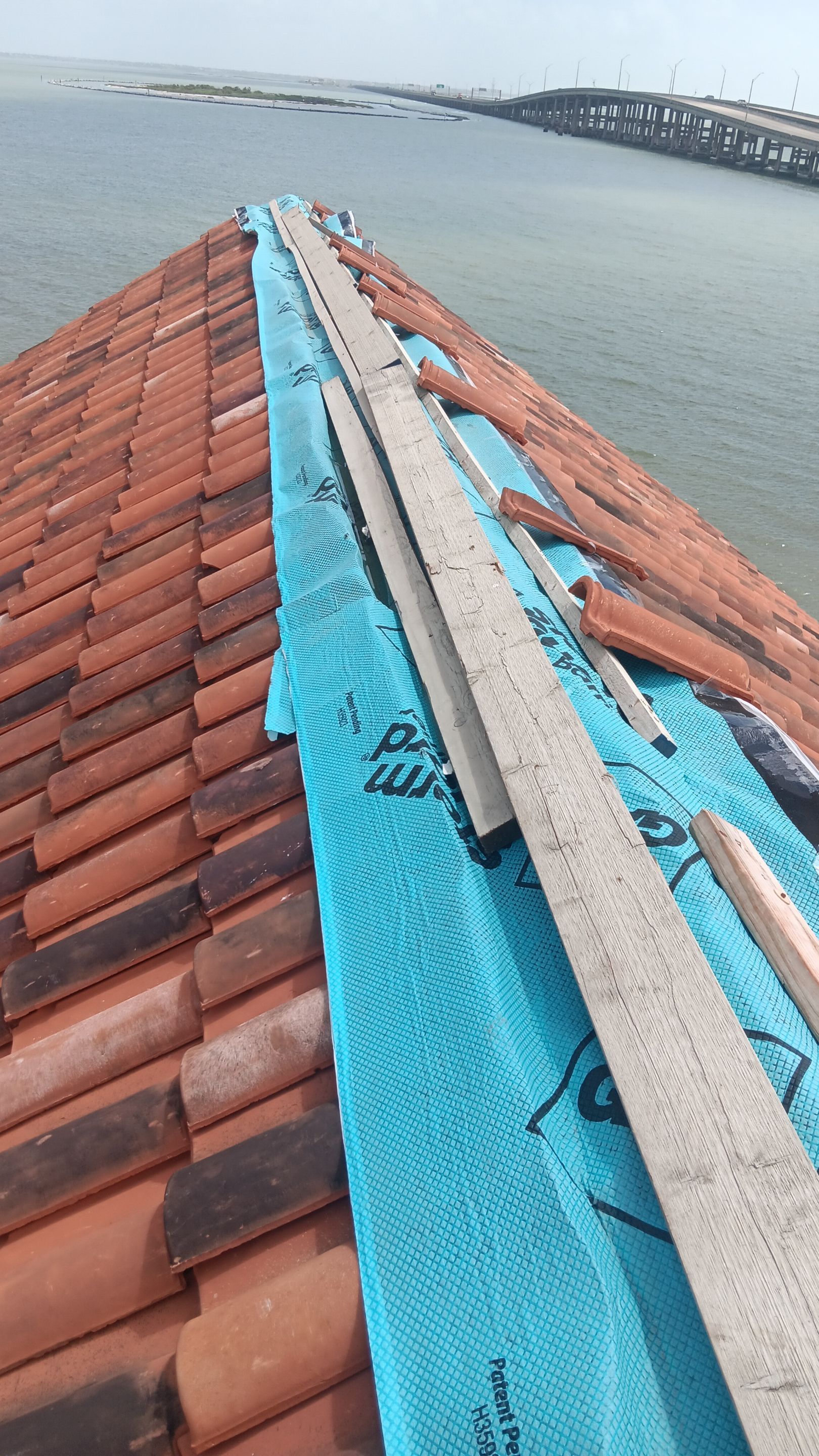 Residential Roofing Repair using tile by Roof Repair Company