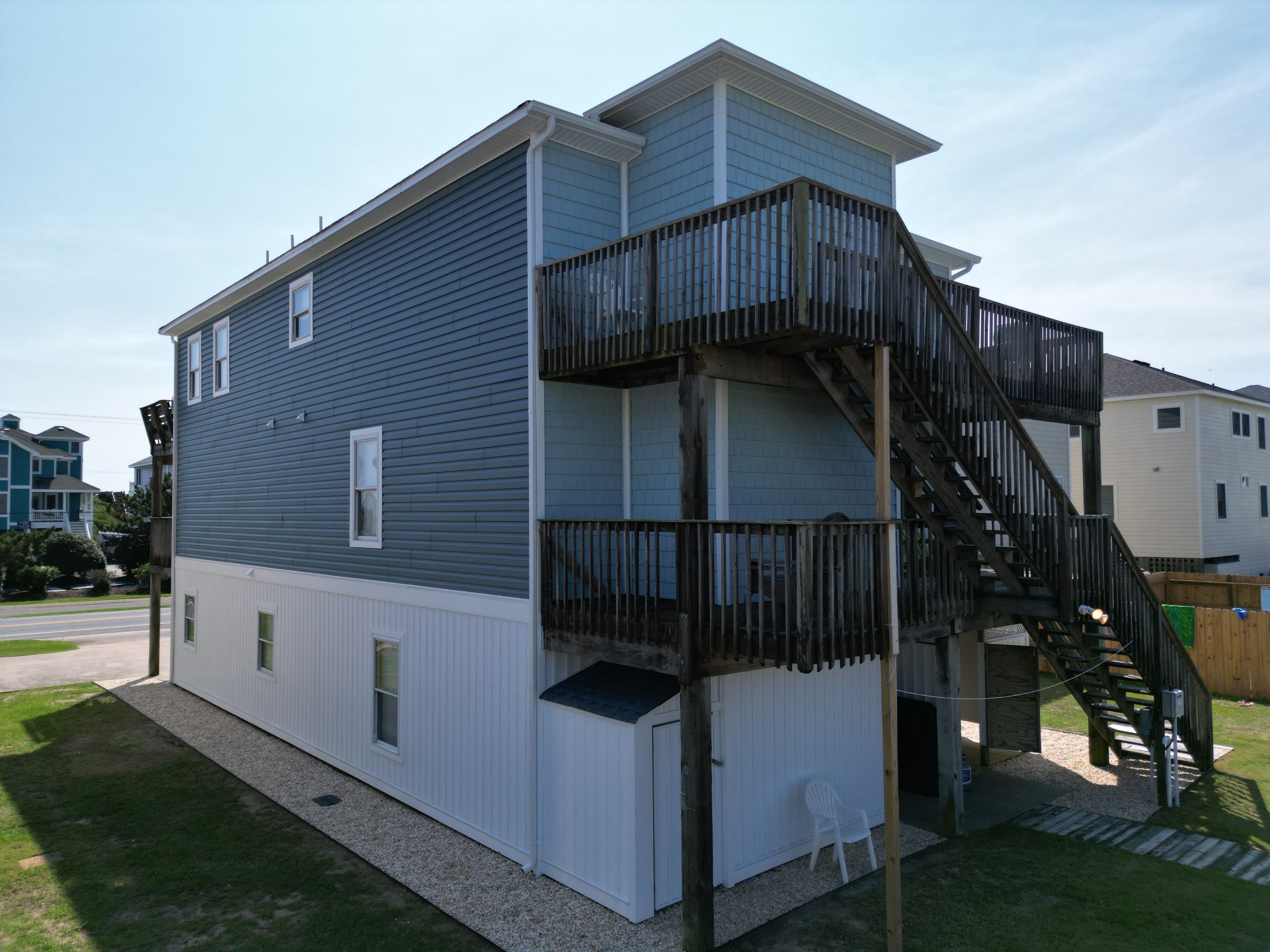 From Bland to Blue by Gallop Roofing & Remodeling, Inc.