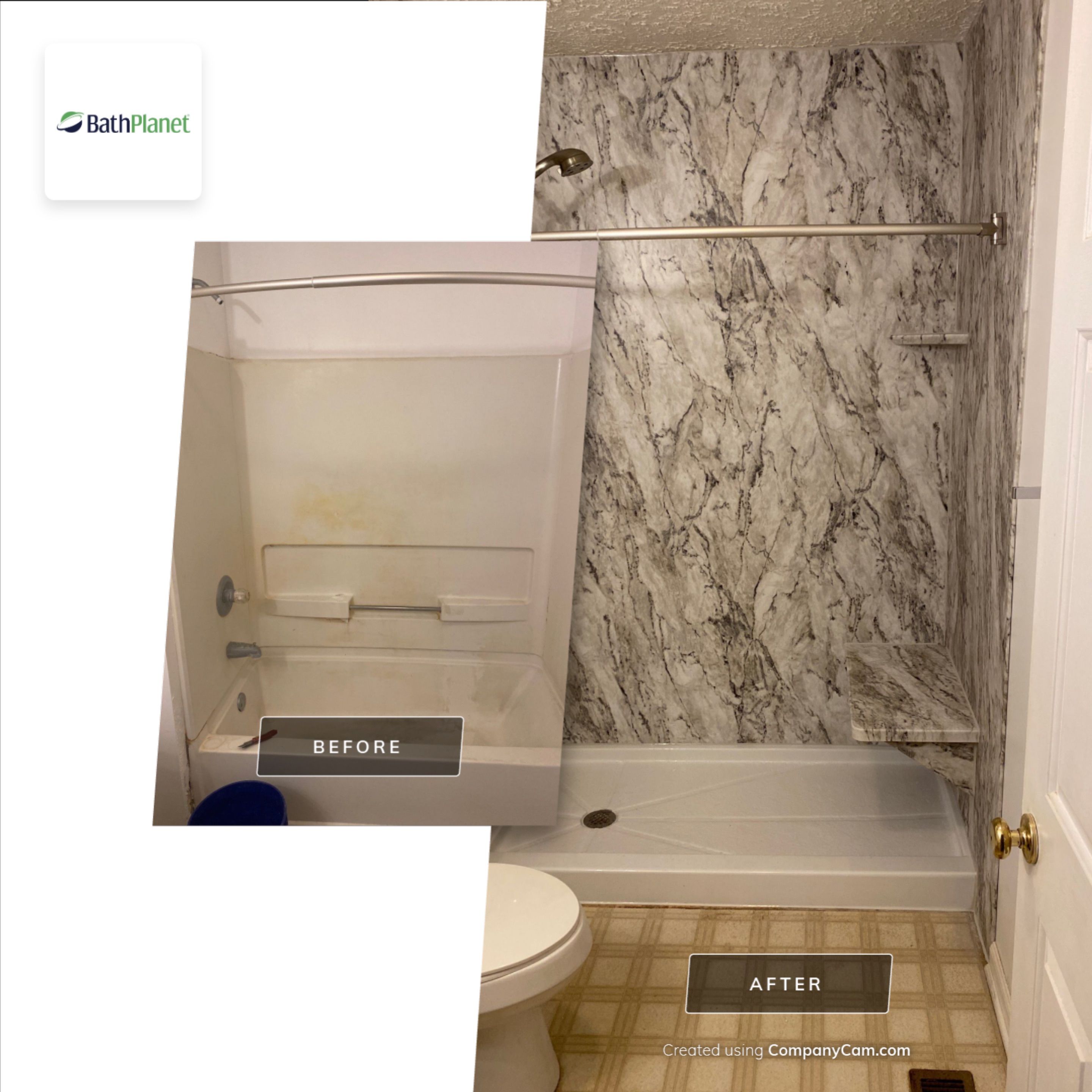 Tub to Shower by BathPlanet SW Virginia