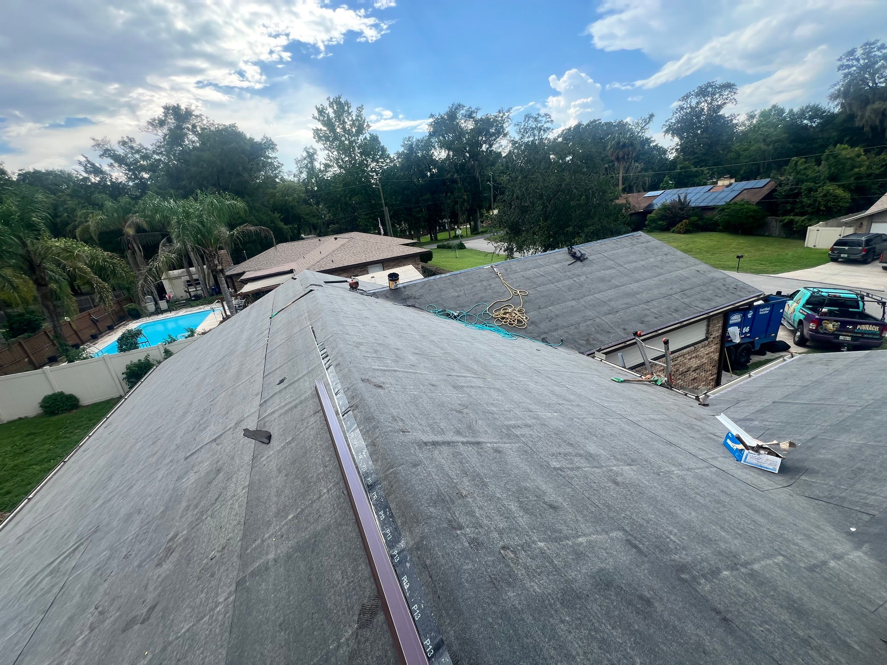 Architectural Shingle Roof Replacement and Attic Inspection in Orange City by Pinnacle Roofing Group