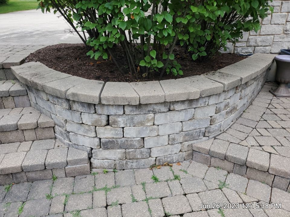 Brick paver clean, sand and seal.  using Surebond SB-1300 by Northern Power Washing LLC.