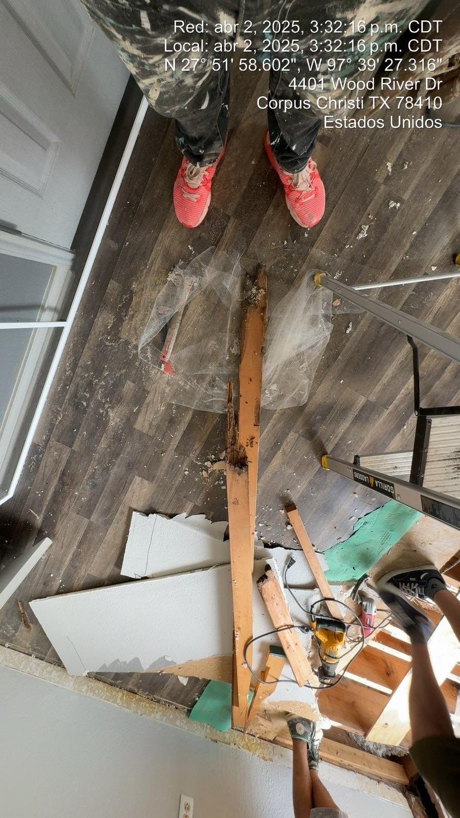 Run down on River Drive by Bayfront Roofing and Construction