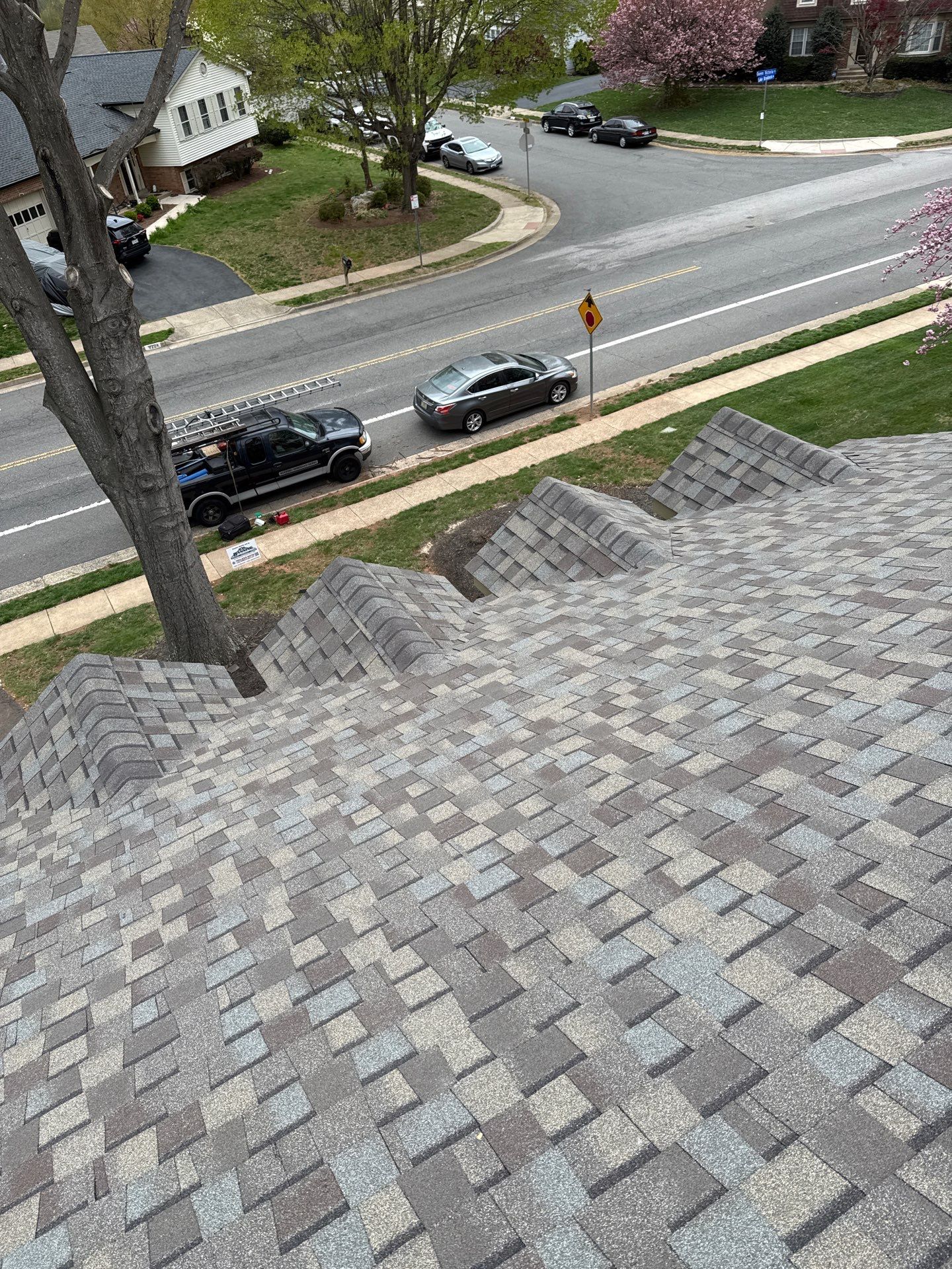 Burke: Residential Roof Replacement with CertainTeed Landmark Pro in Max Def Weathered Wood by RM Banning, Inc.