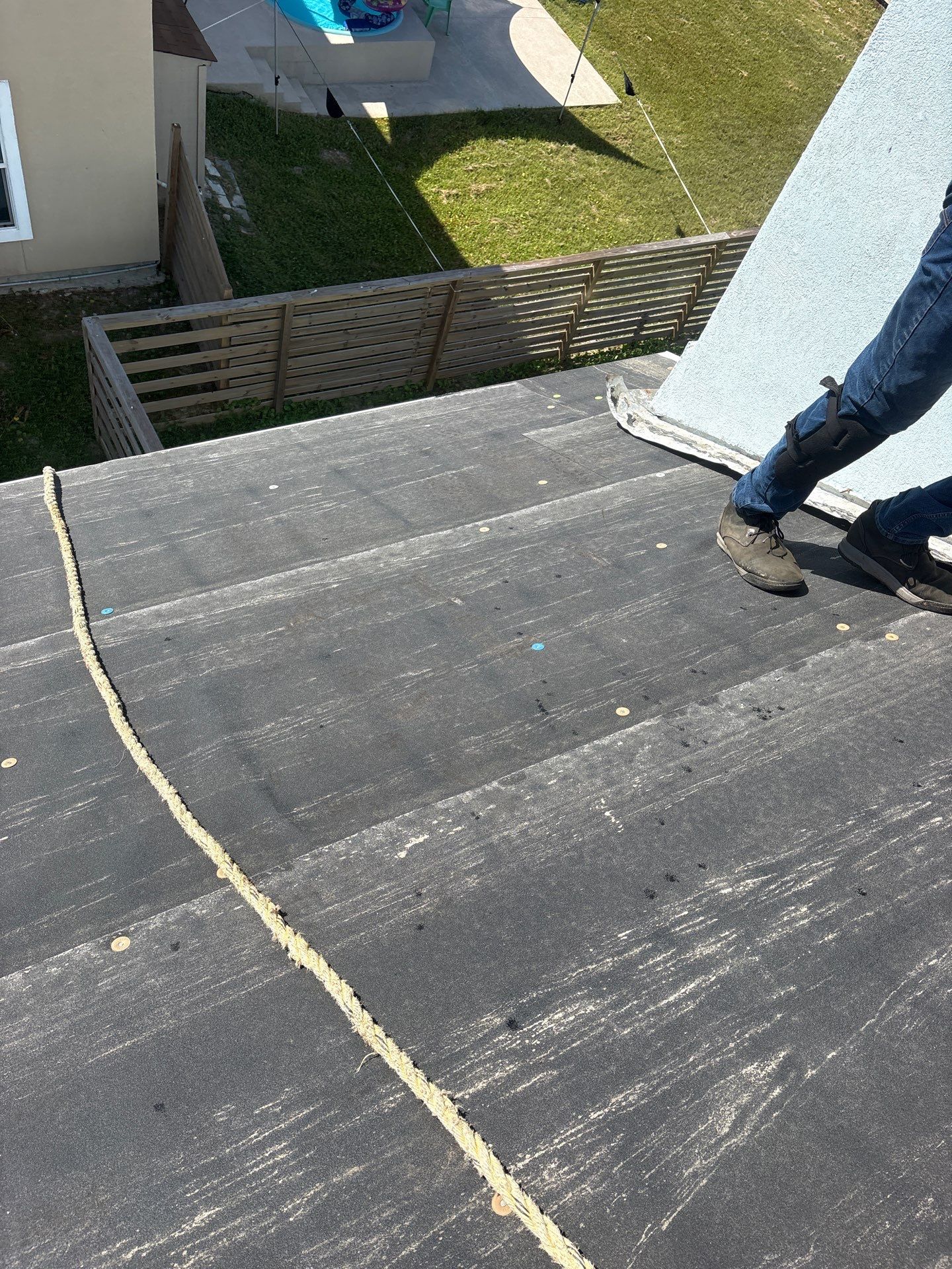 We Aint Scared of heights  by Bayfront Roofing and Construction