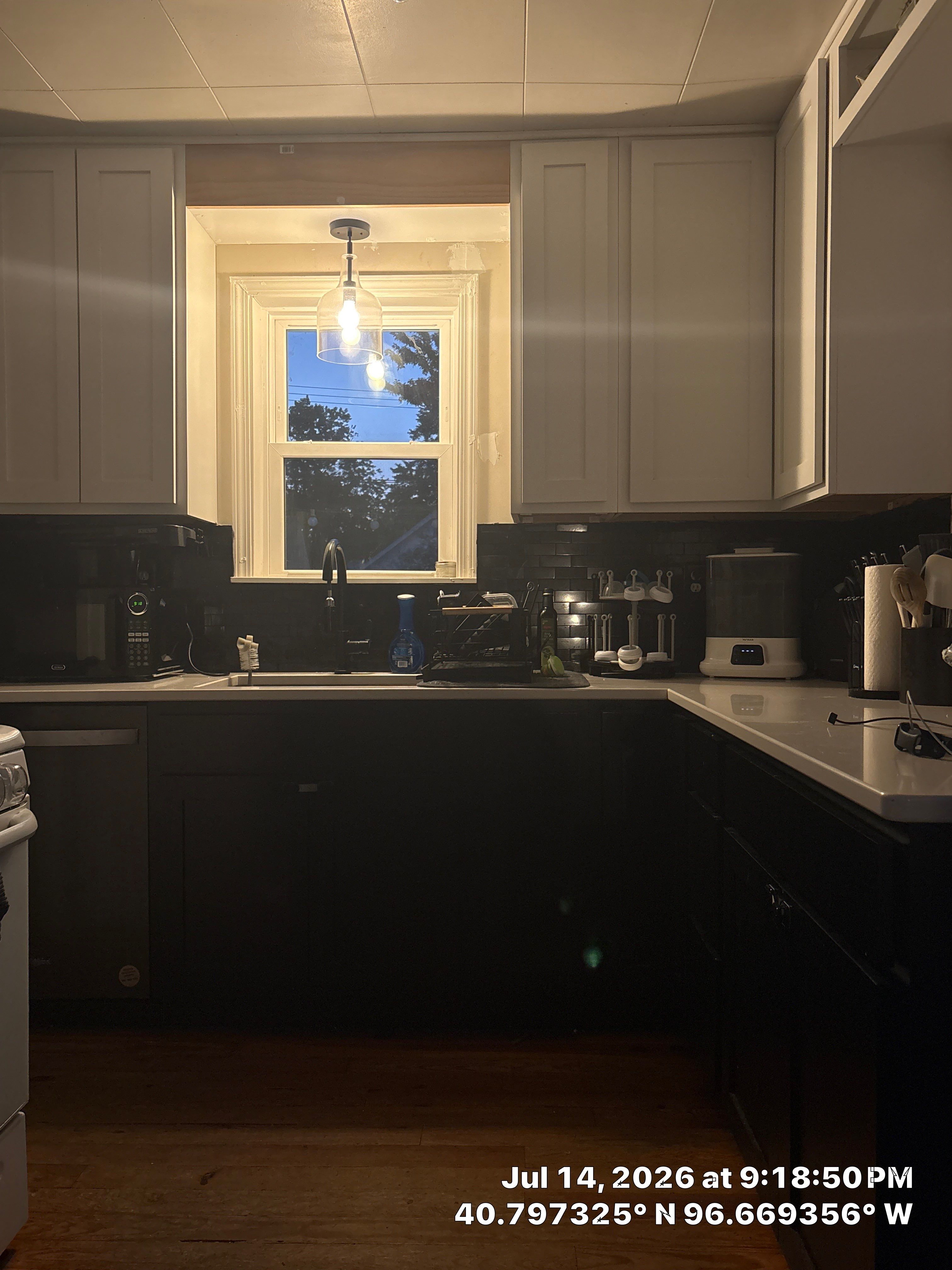 Two-Tone Kitchen Remodel with Quartz Countertops in Lincoln by CompanyCam Sales Demo
