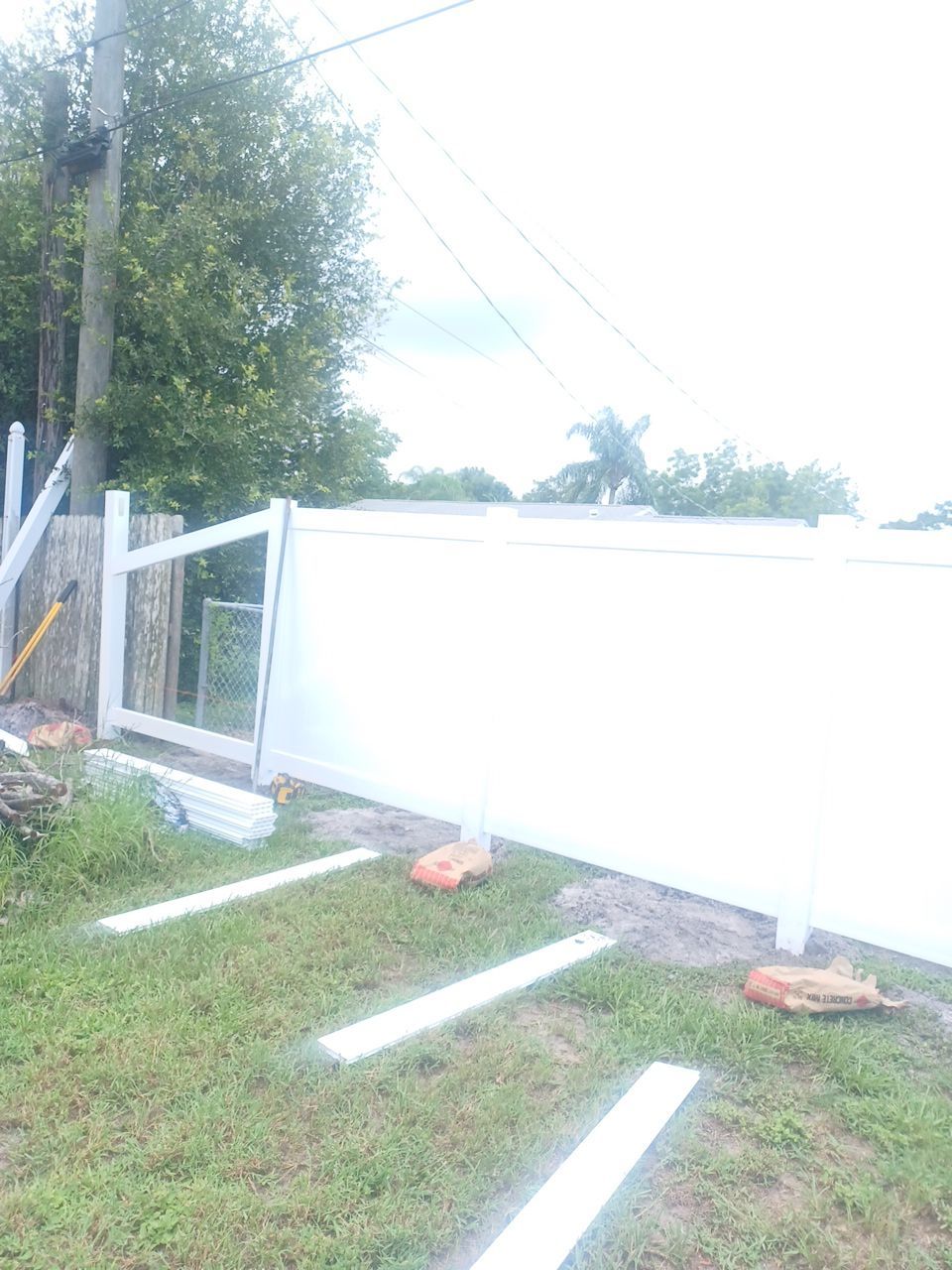 Sarasota, FL 6ft. Tall White Vinyl Privacy Fence by Asap fence and gates, LLC