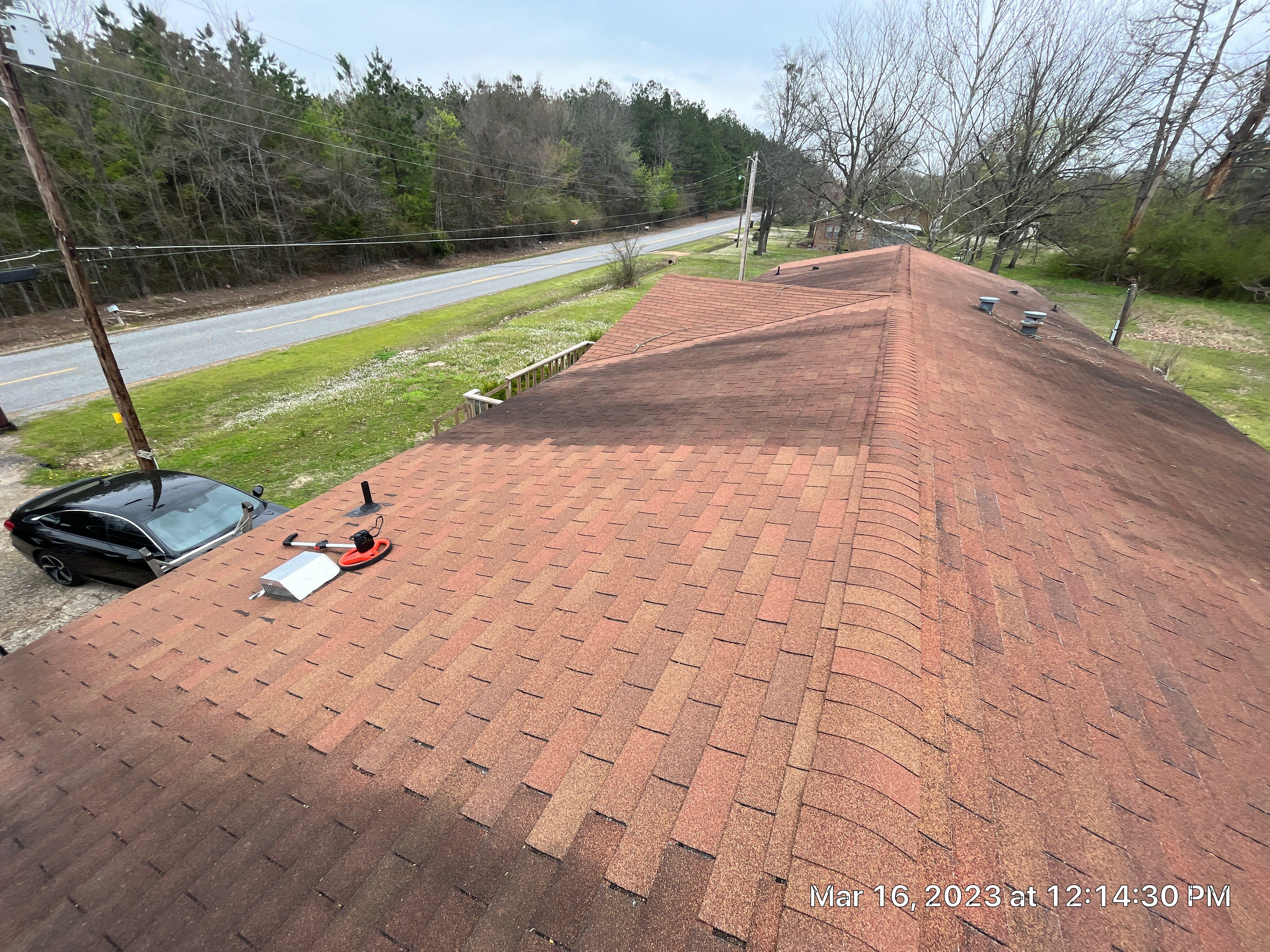 Storm Restoration Reroof: 25 Year 3-Tab Shingle by Hostetler Roofing