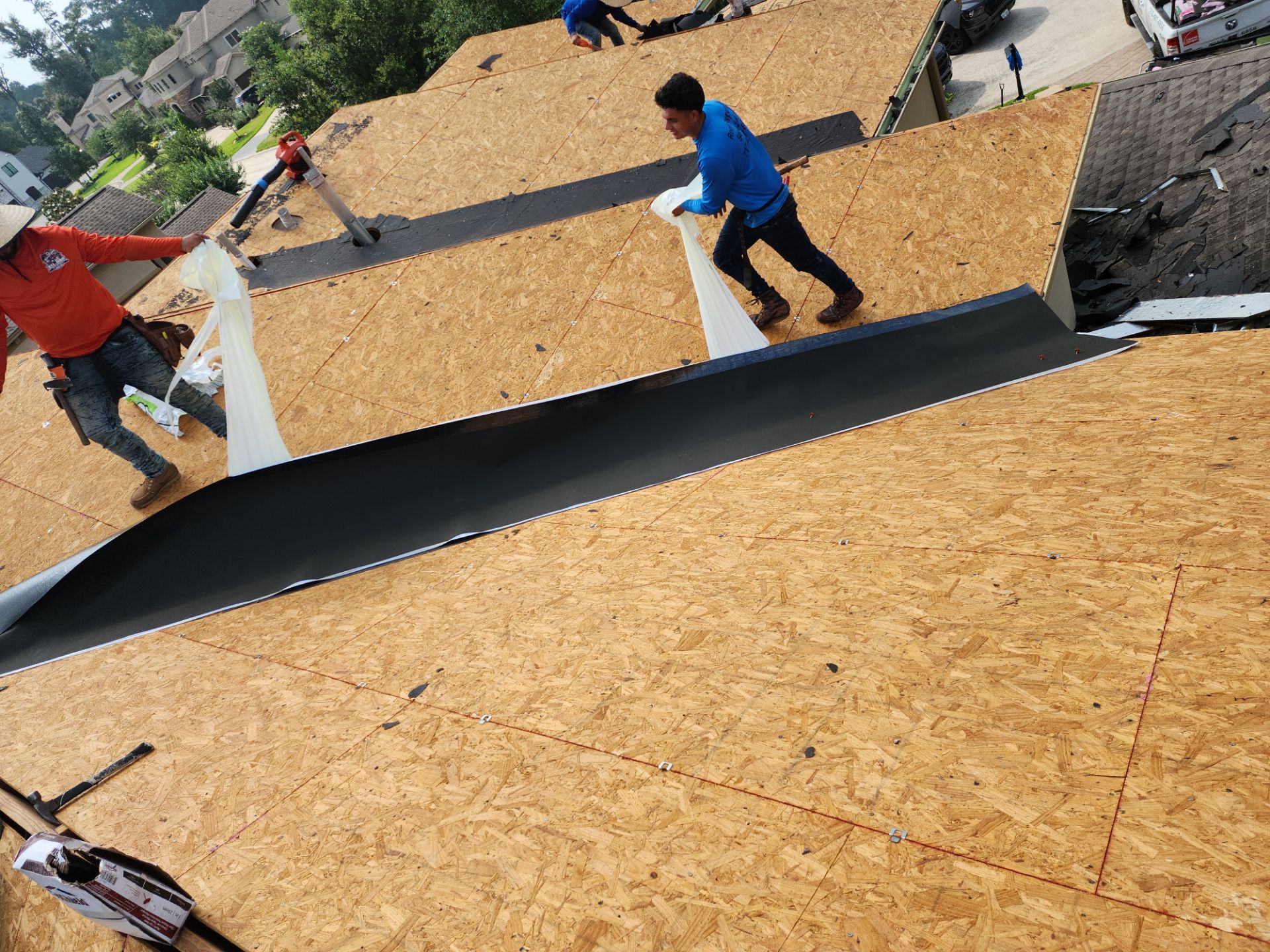 Residential Roofing Installation using Owen's Corning Duration (Lifetime) Shingles by Roof Repair Company