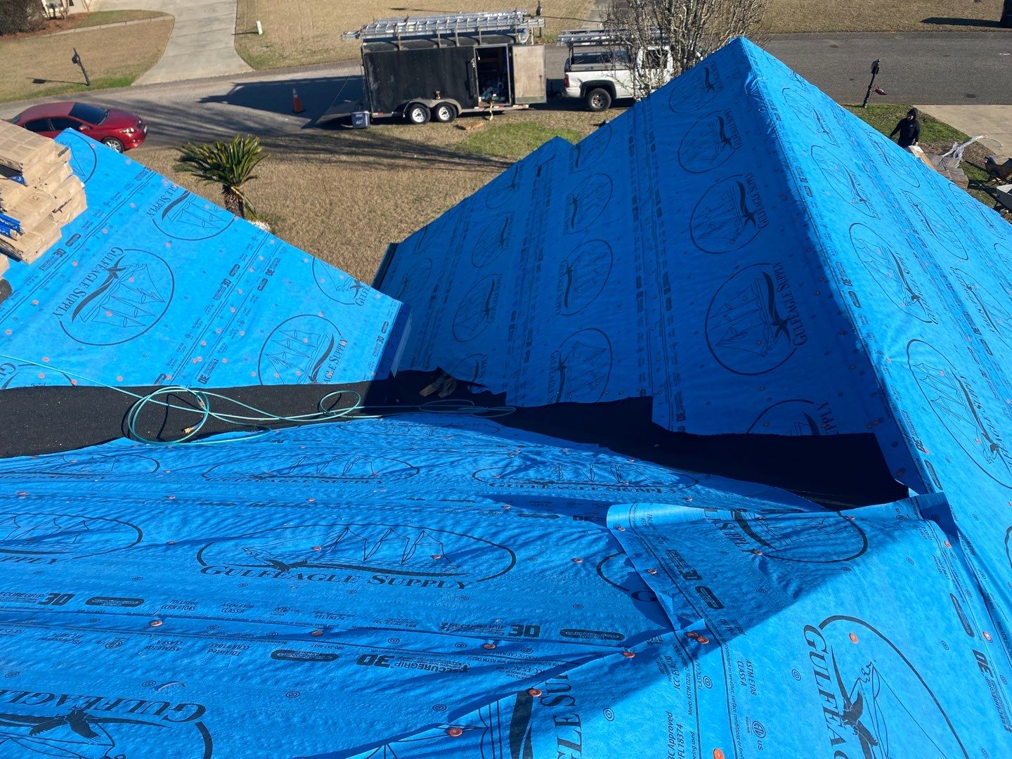Residential Roofing Installation using Roof Replacement by American Roofing & Construction LLC