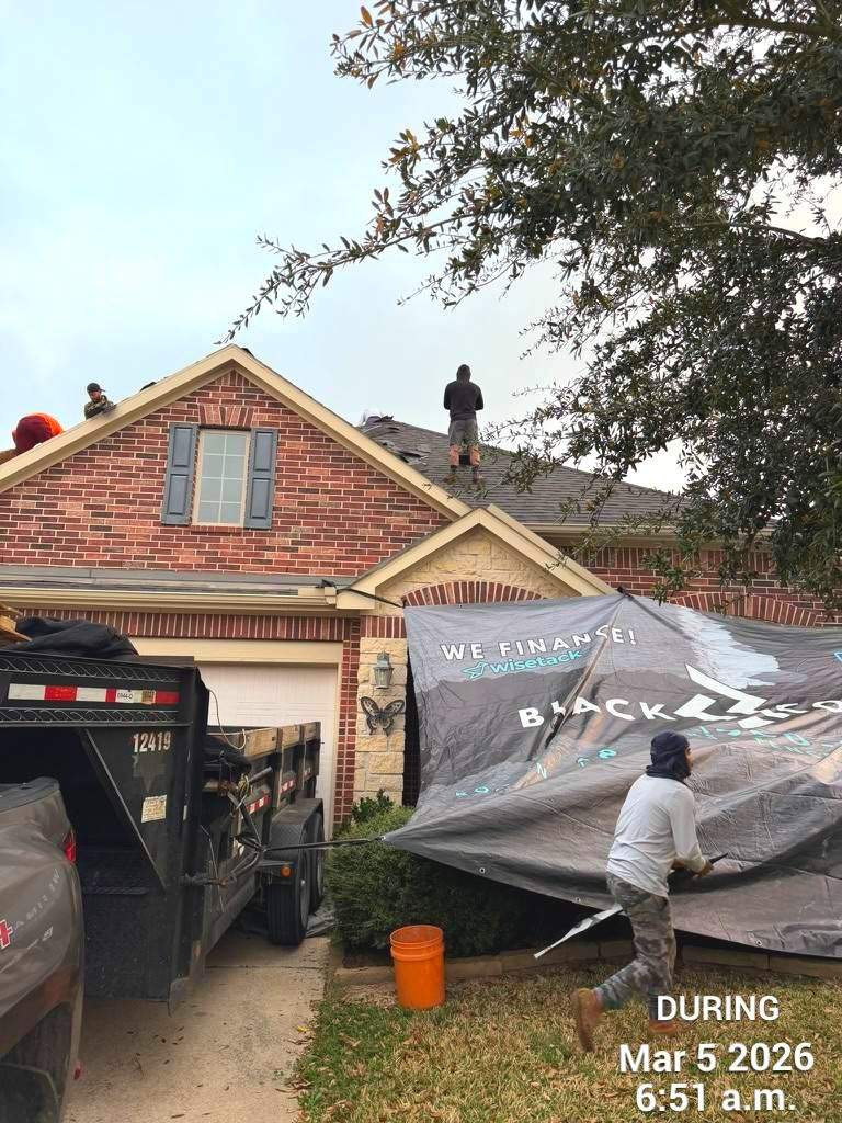 Project in Fulshear by Black Coast Roofing