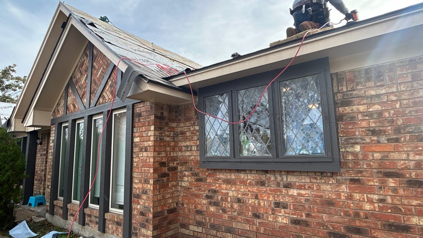 Residential Roofing Installation using IKO Dynasty class 3 hail resistant shingles by Becker Roofing and Exteriors