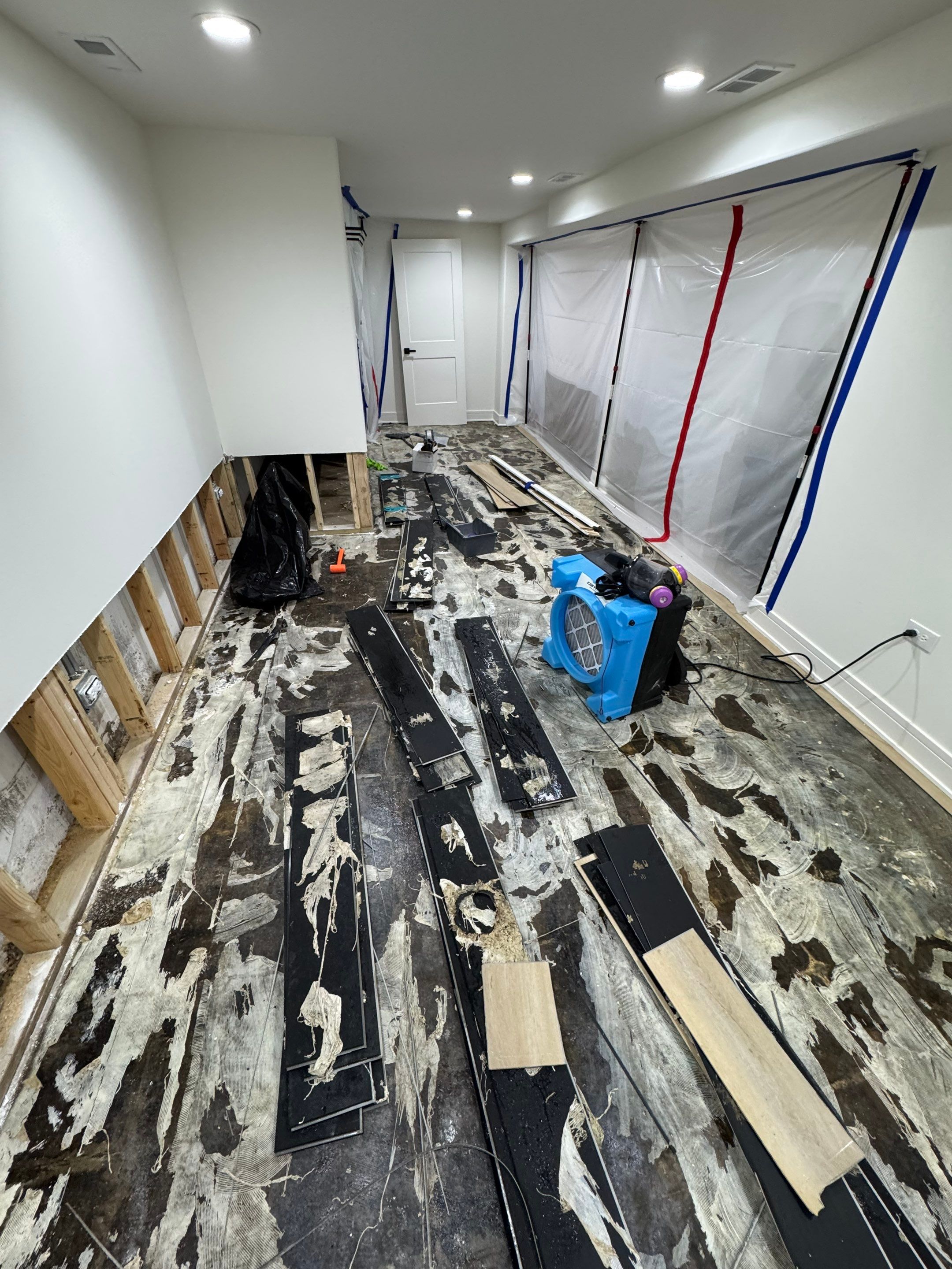 Basement Water Damage Mitigation and Structural Drying in Chicago by Chicagoland Water Medics