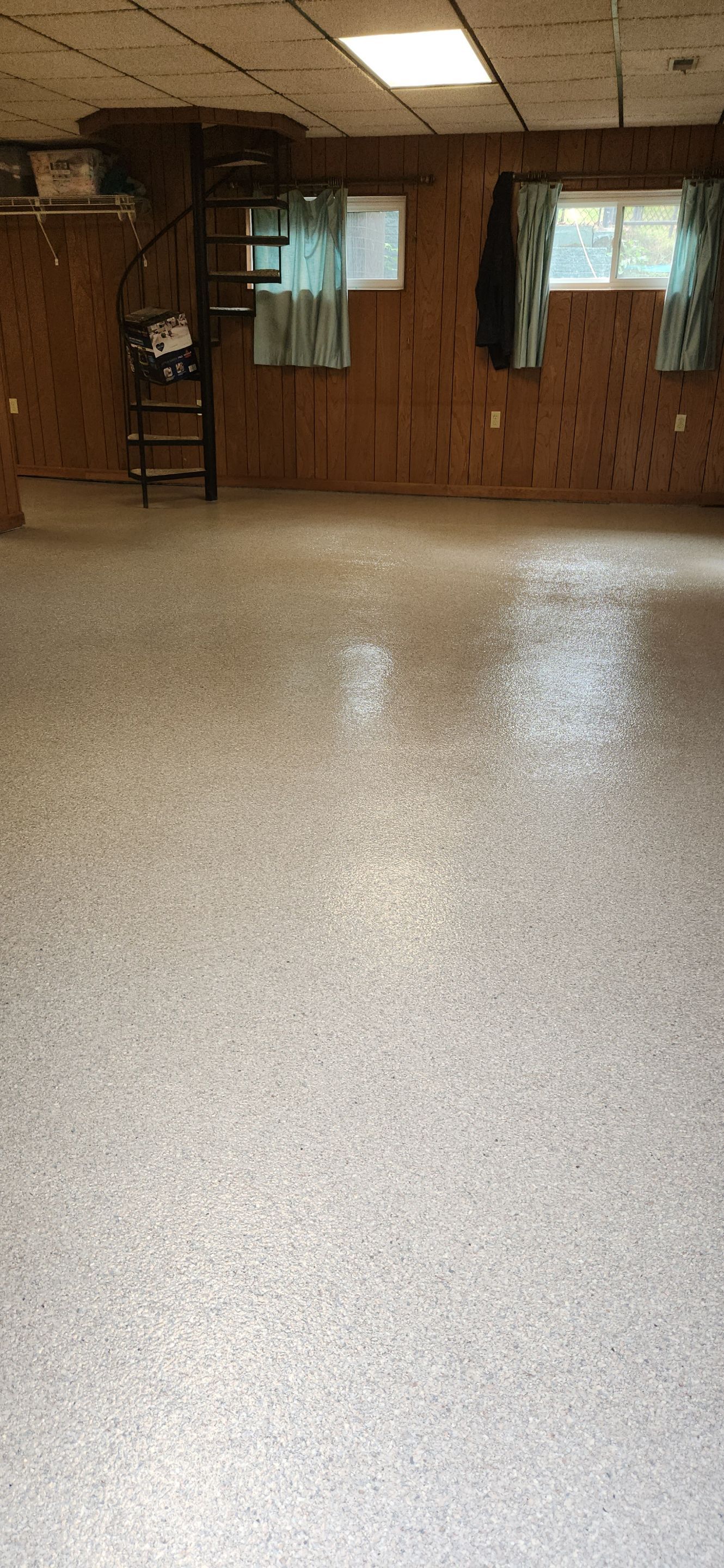 Basement using Pumice by Elite Floor Solutions