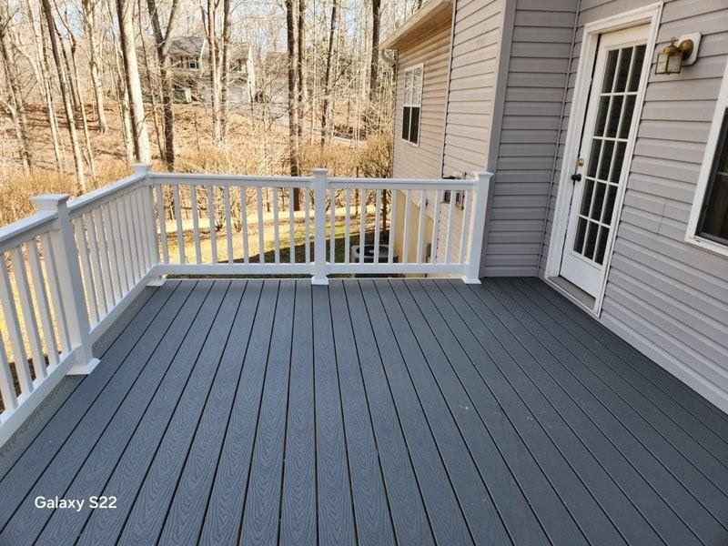 Deck Installation using Composite Deck by Window Depot of Annapolis
