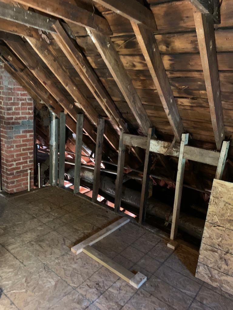 Room addition on the second floor of house by Greenspring Construction Services