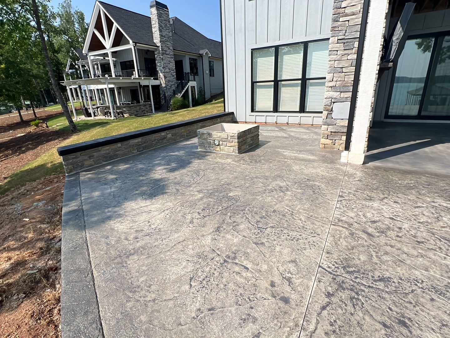 Stamped Concrete Patio by Xtreme Concrete Services