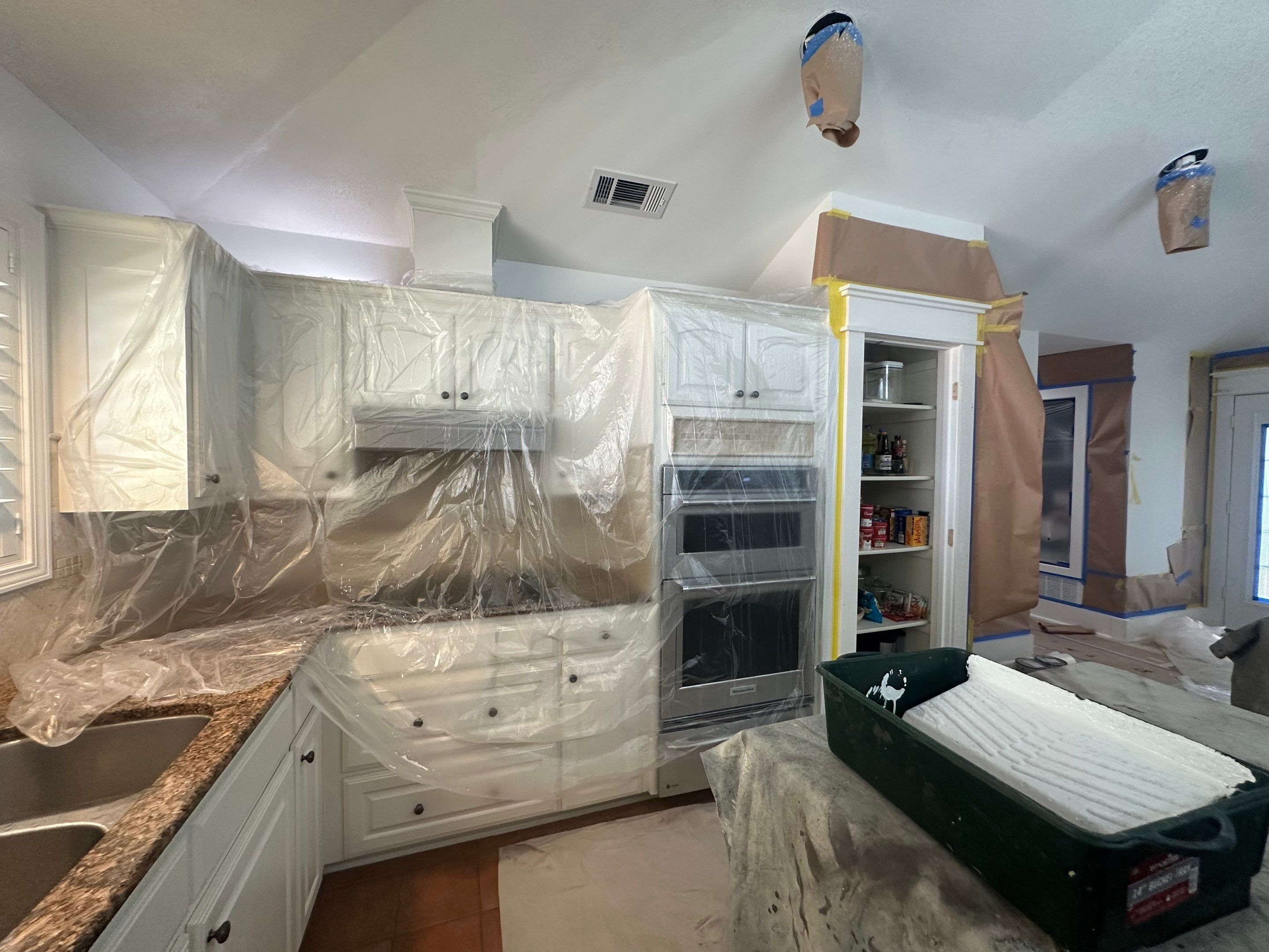 Interior Kitchen Painting & Drywall Texturing – Longview, Texas by Quality Coats Painting