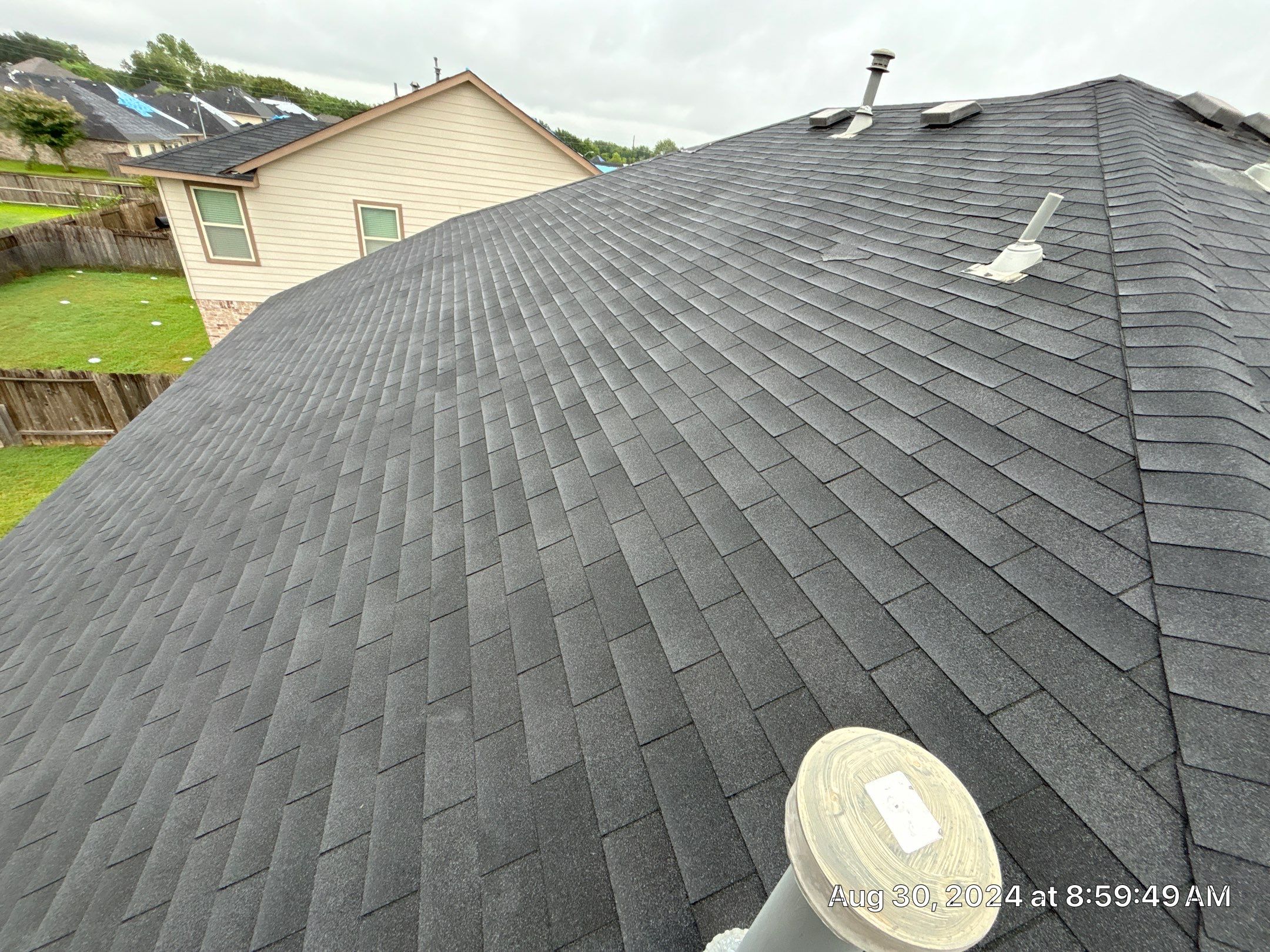 Houston Reroof Project Post Hurricane Beryl by Berry Good Roofing