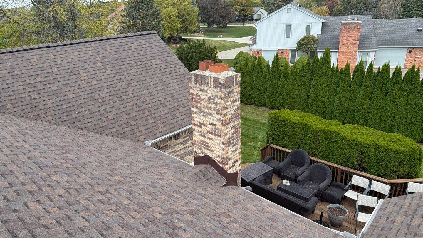 Roof Replacement using Owens Corning Teak by 180 Contractors