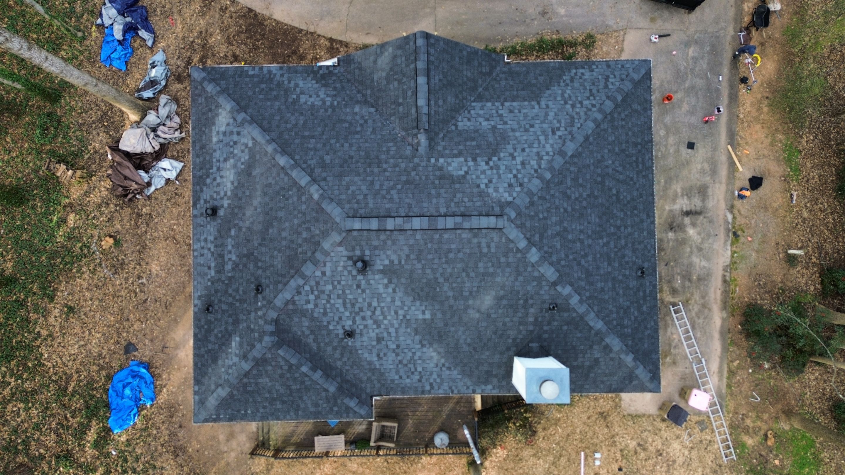 Cumming, GA Roof Replacement CertainTeed Landmark Pro Max Def Charcoal Black by Reset Roofing