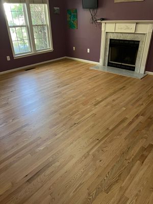 Refinishing an old Bruce prefinished hardwood floor