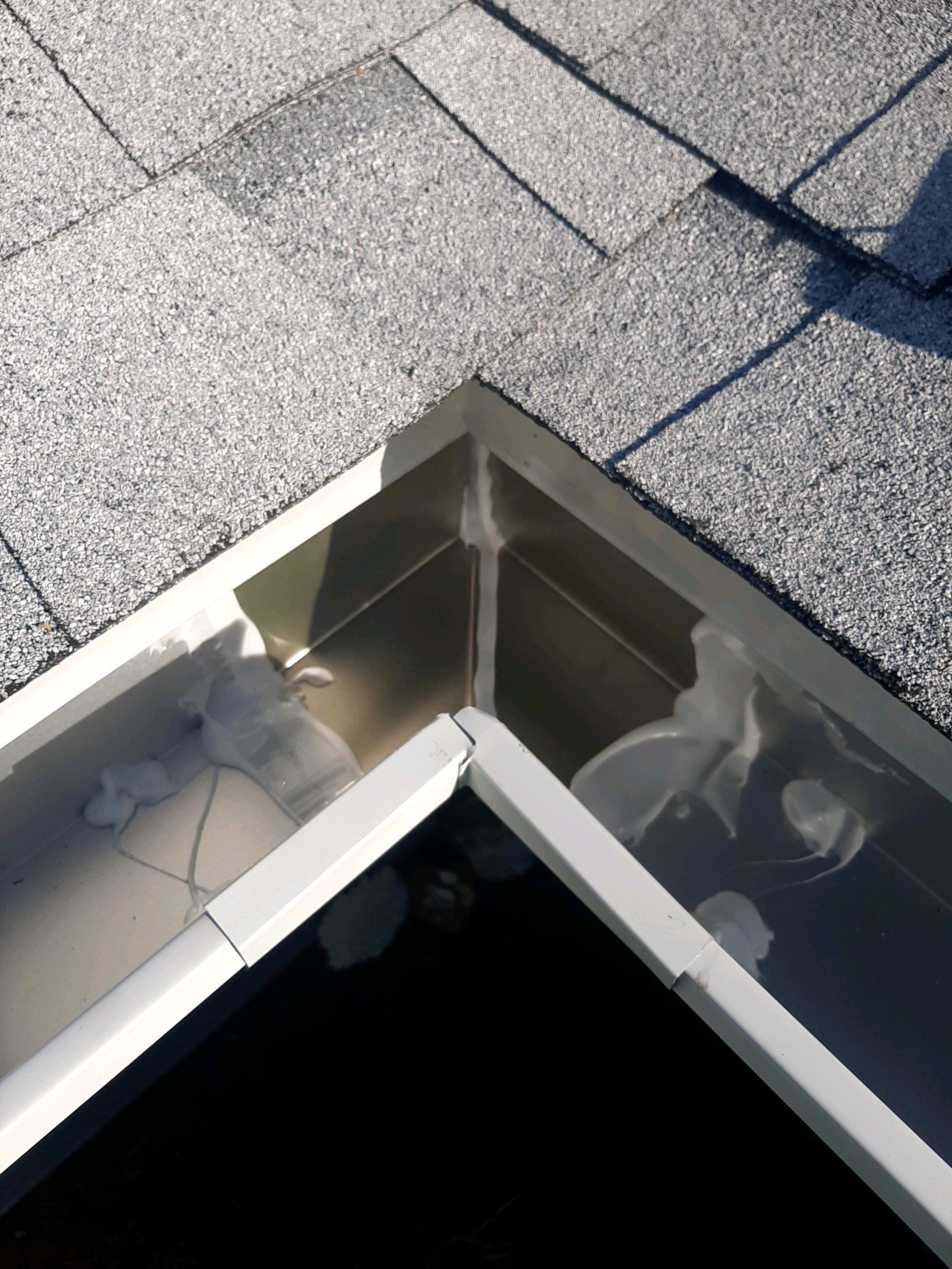 Seamless Gutter Installation Using White K-Style Gutters  by Gutter Professors