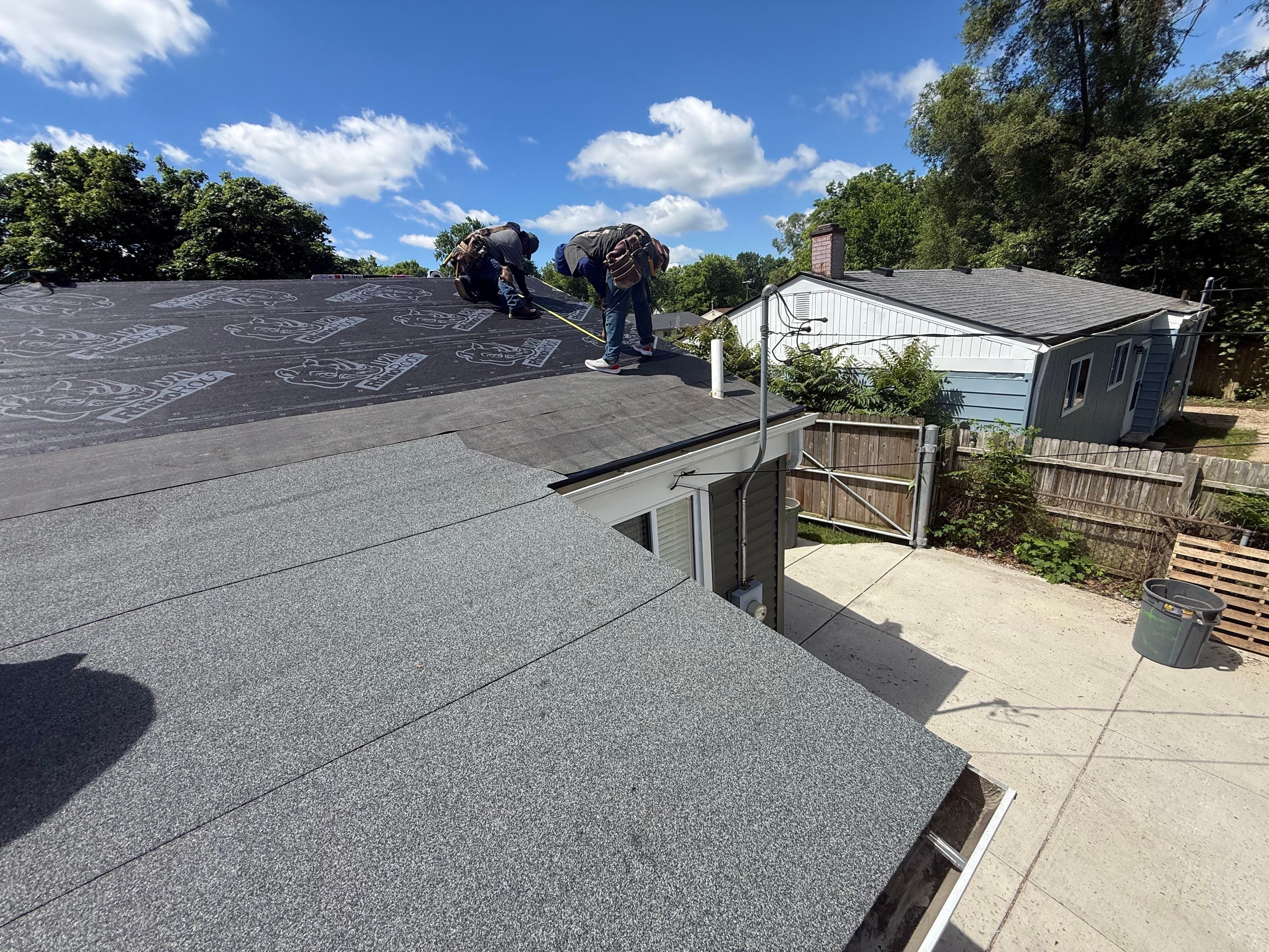 Roof Replacement using Owens Corning Tru Definitions by 180 Contractors